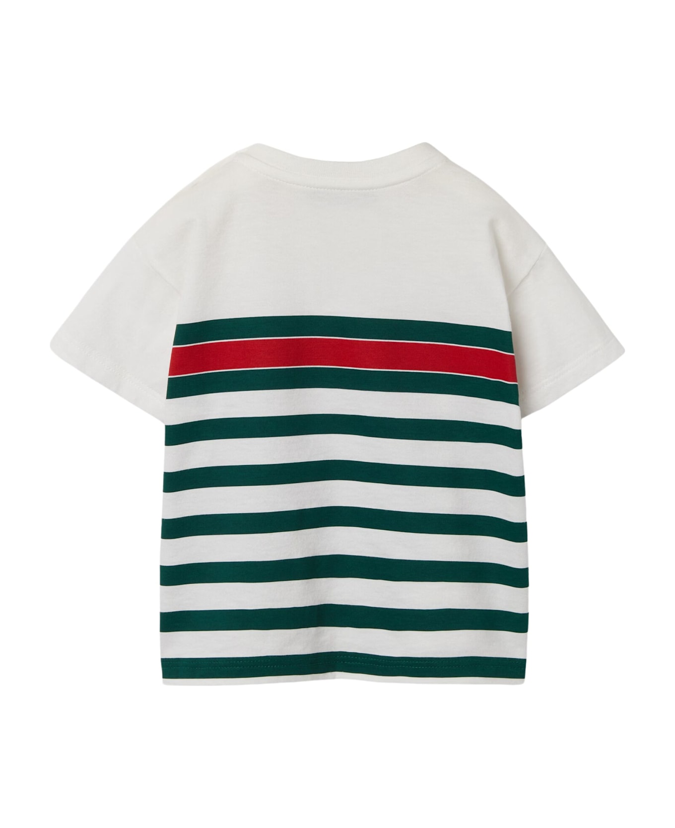 Gucci B Ss T-shirt - New White Green