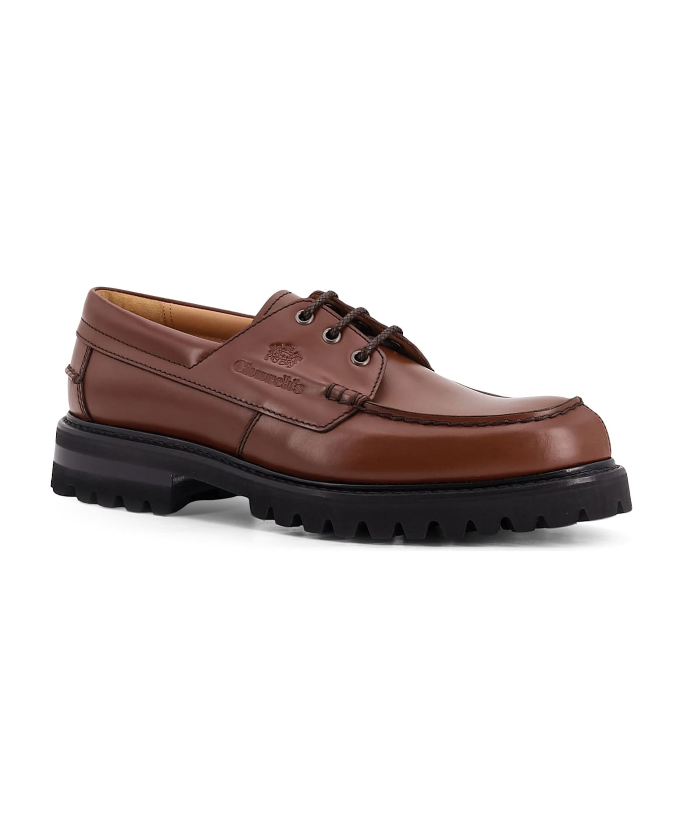 Church's Leather Lace Up Shoes - BURNT