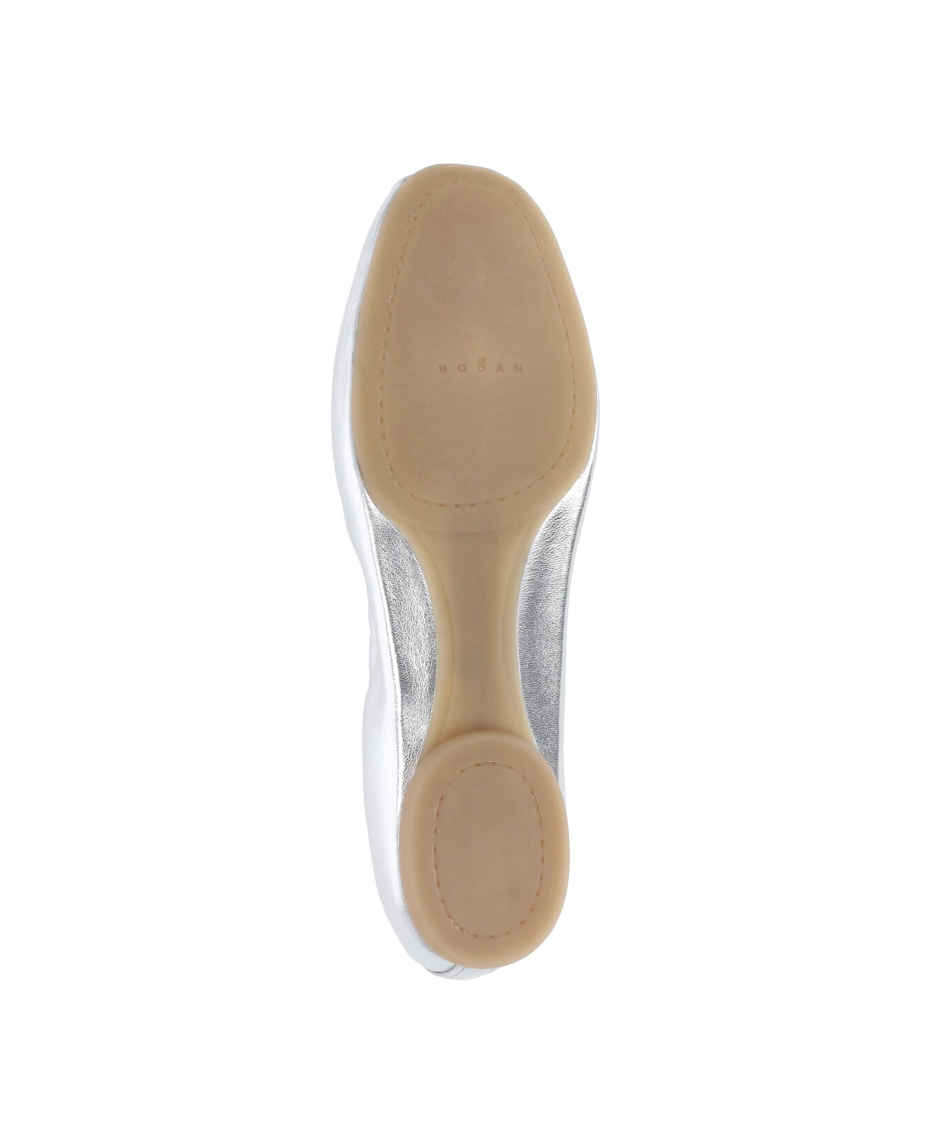 Hogan H684 Ballet Shoes - Silver