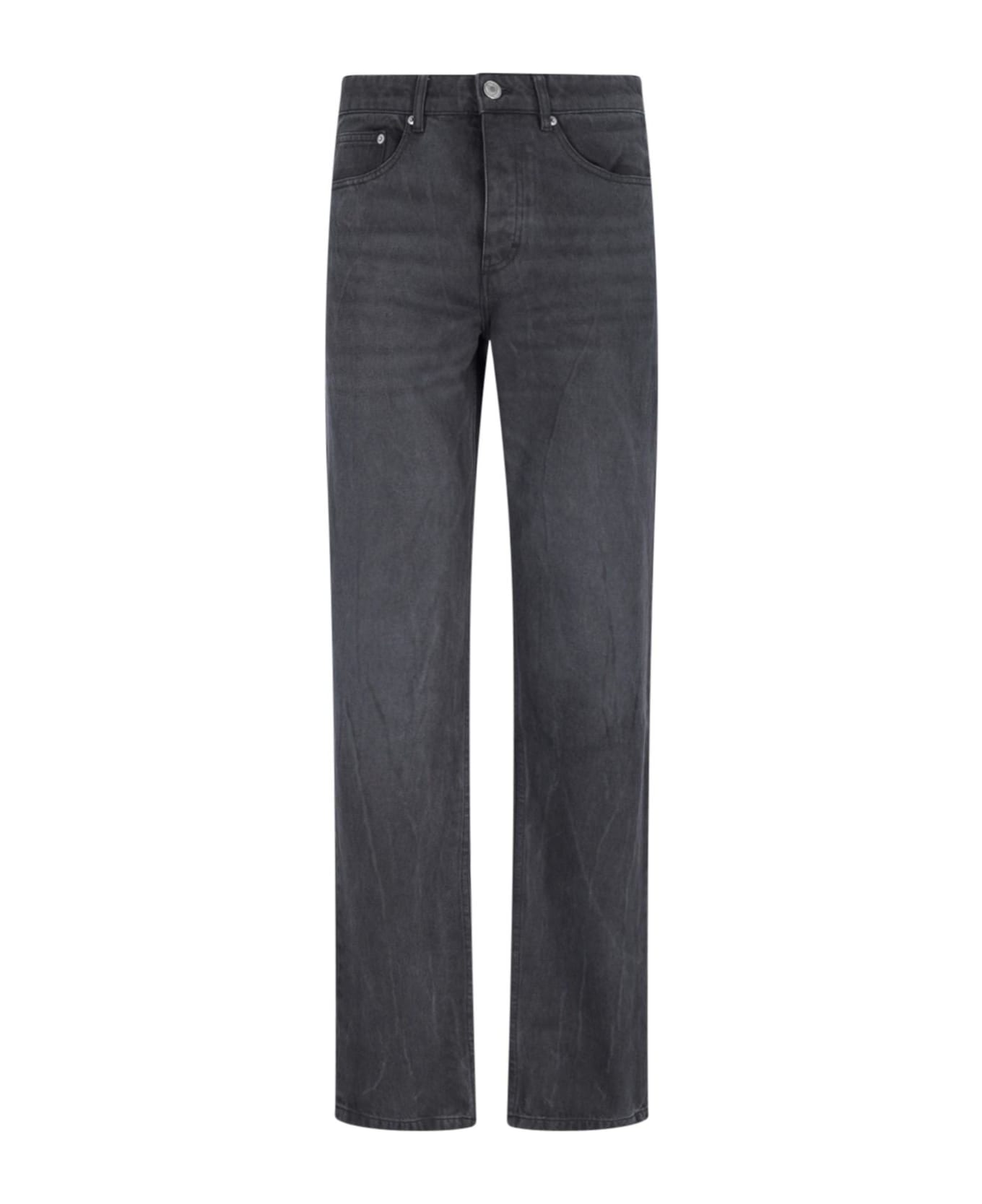 Ami Alexandre Mattiussi Straight Jeans - BLACK