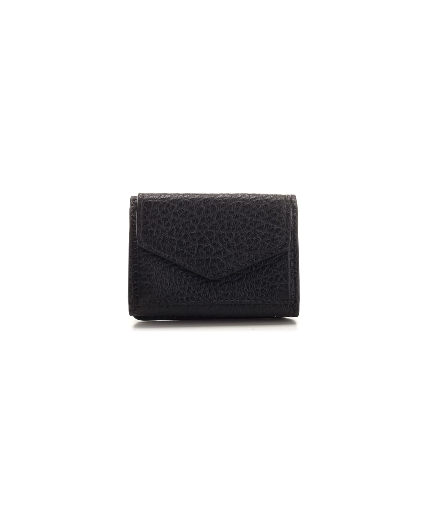 Maison Margiela "four Stitches" Compact Wallet - Black