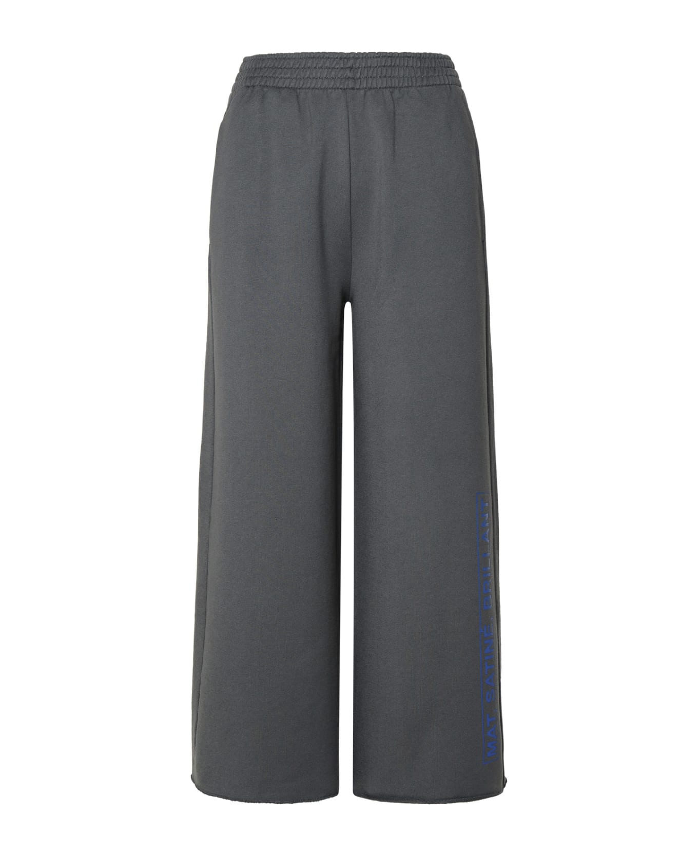 MM6 Maison Margiela Gray Cotton Pants - Grey