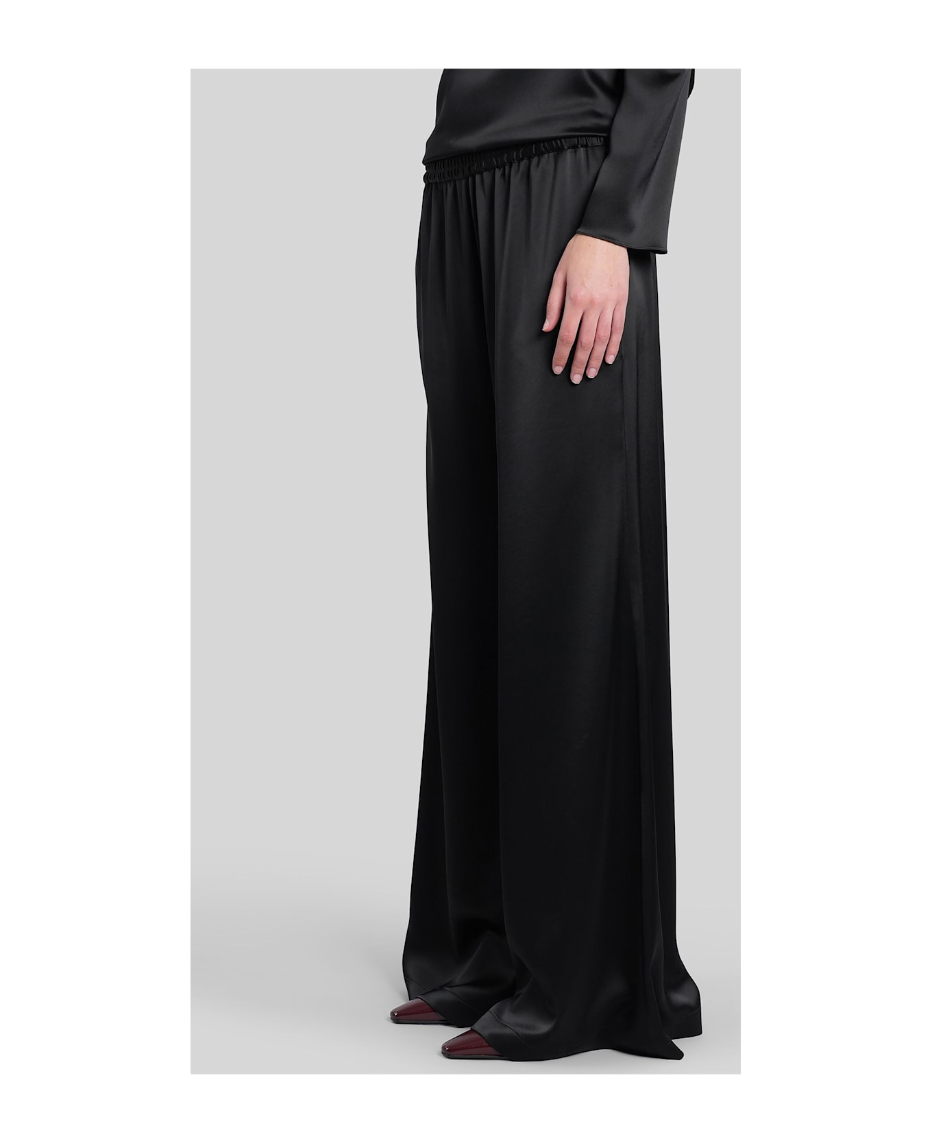 Gianluca Capannolo Antonia Pant Pants In Black Triacetate - black