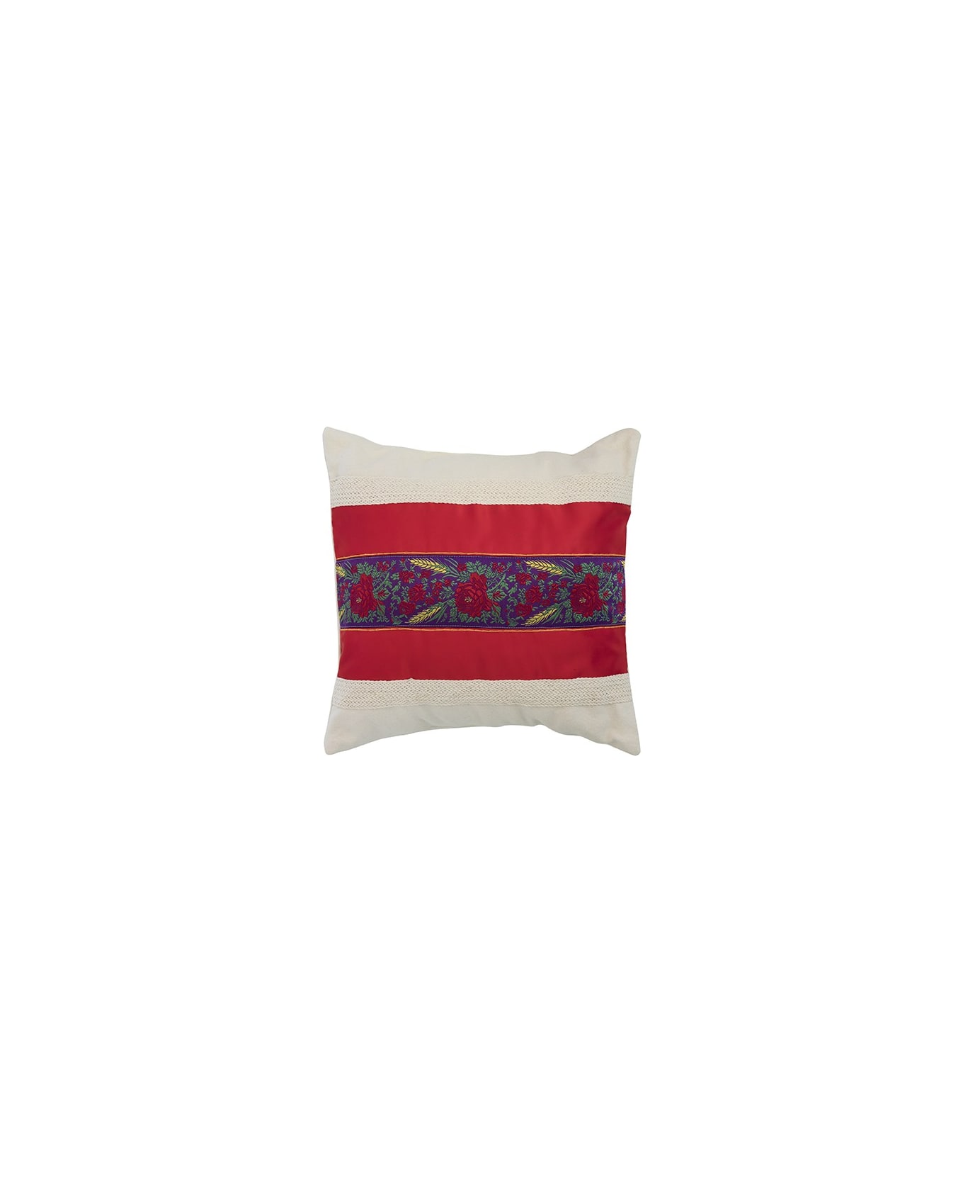 Le Botteghe su Gologone Cushions Tradition 50x50 Cm - Red Fantasy クッション