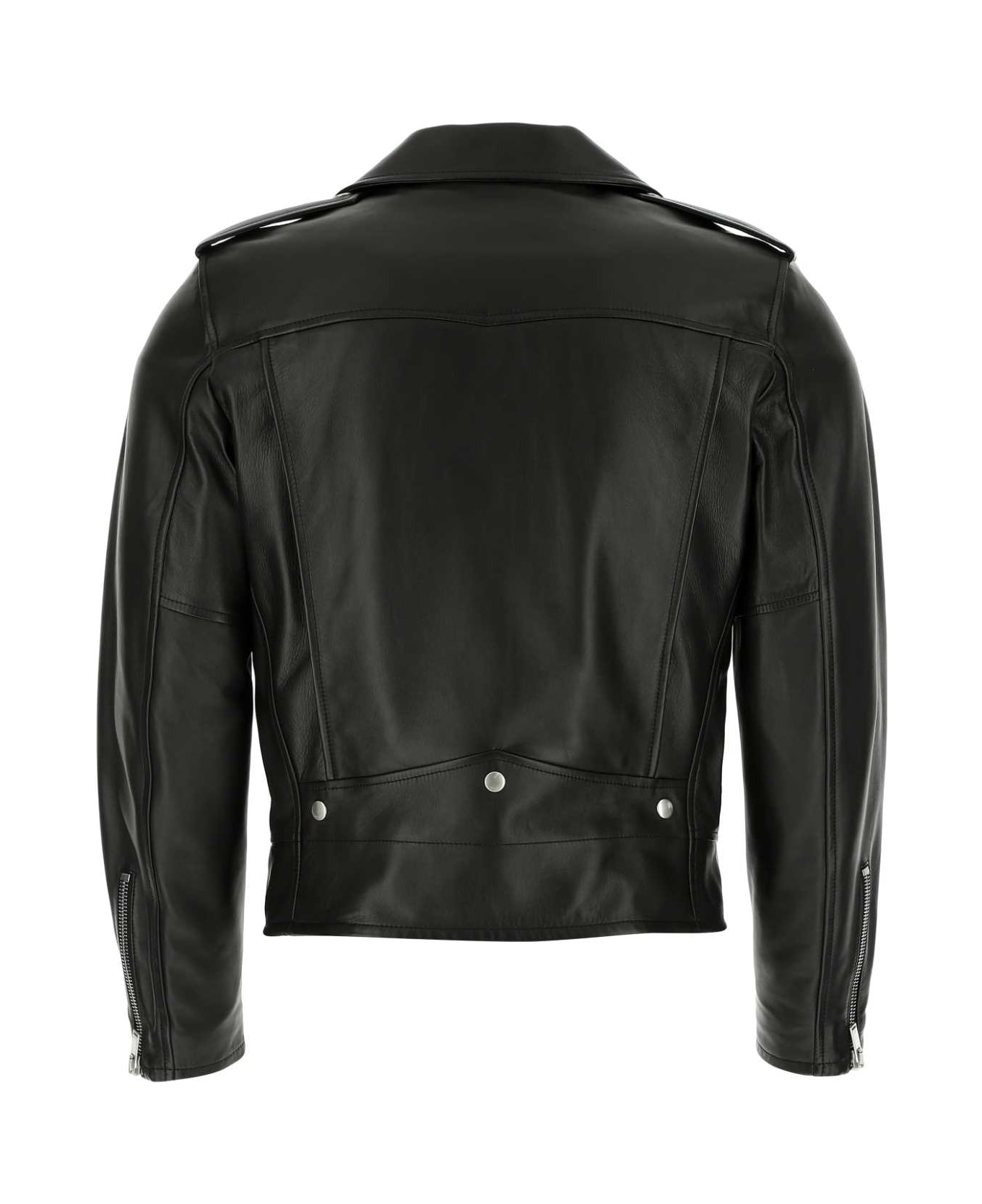 Saint Laurent Black Leather Jacket - 1000 レザージャケット