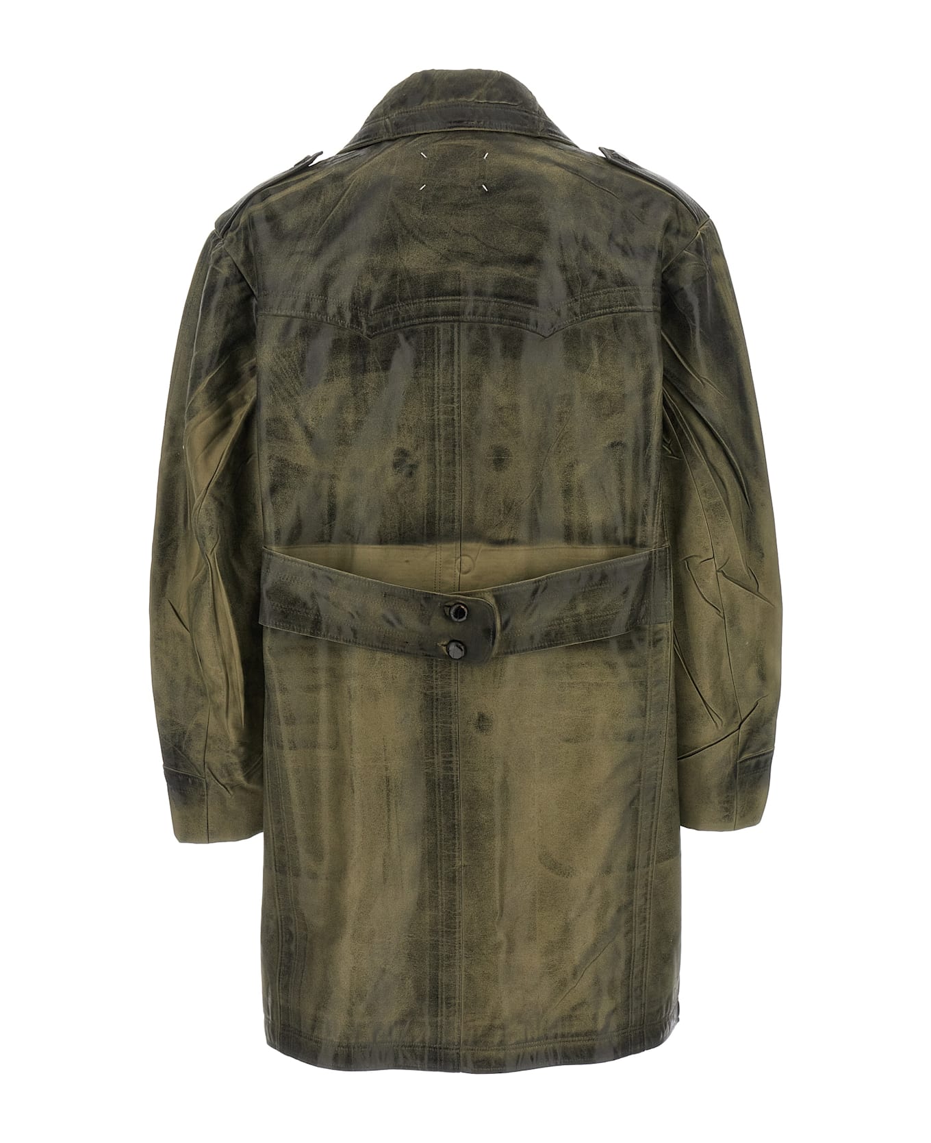 Maison Margiela Caban Coat - Green