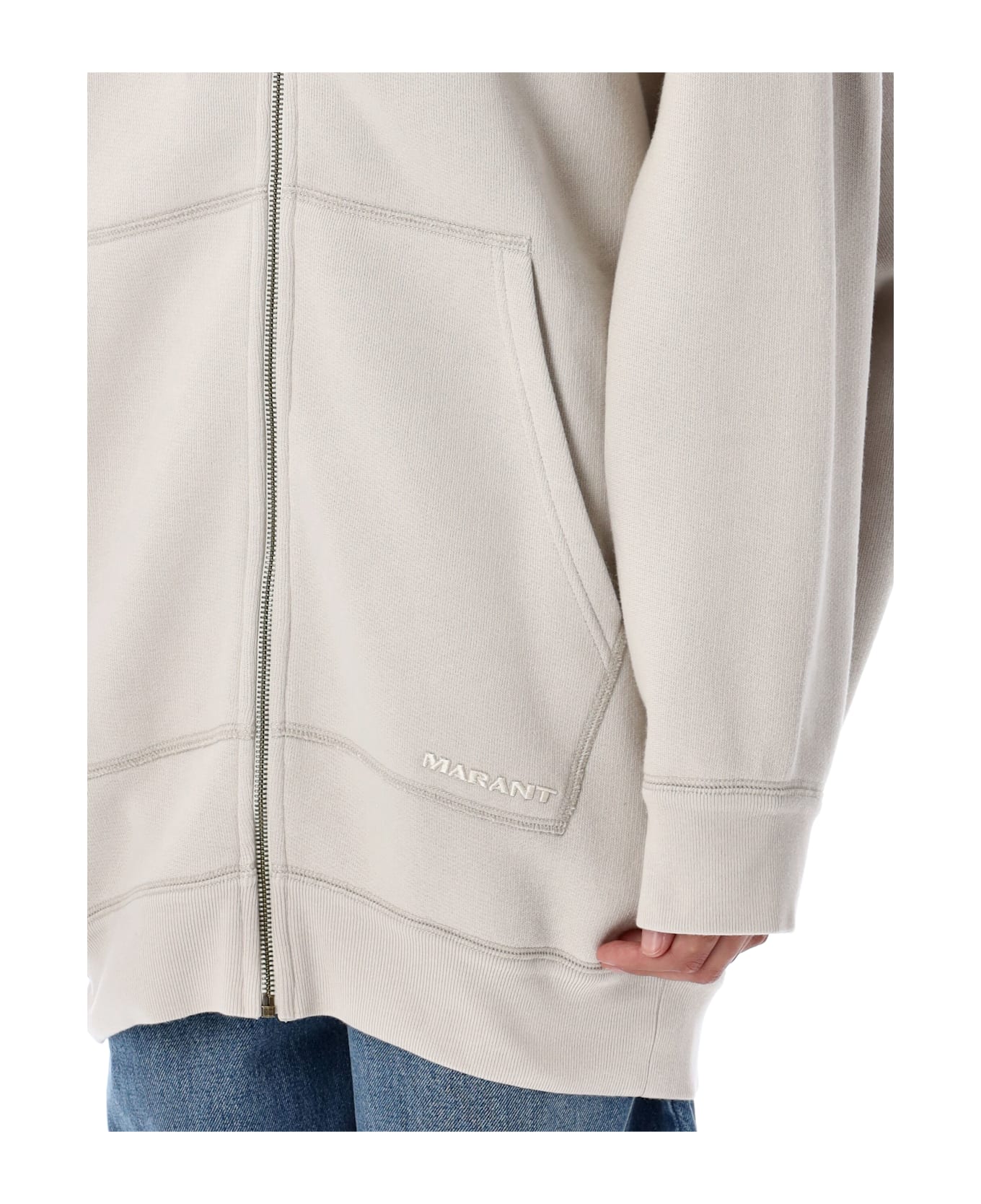 Marant Étoile Ezia Oversized Hoodie - ECRU