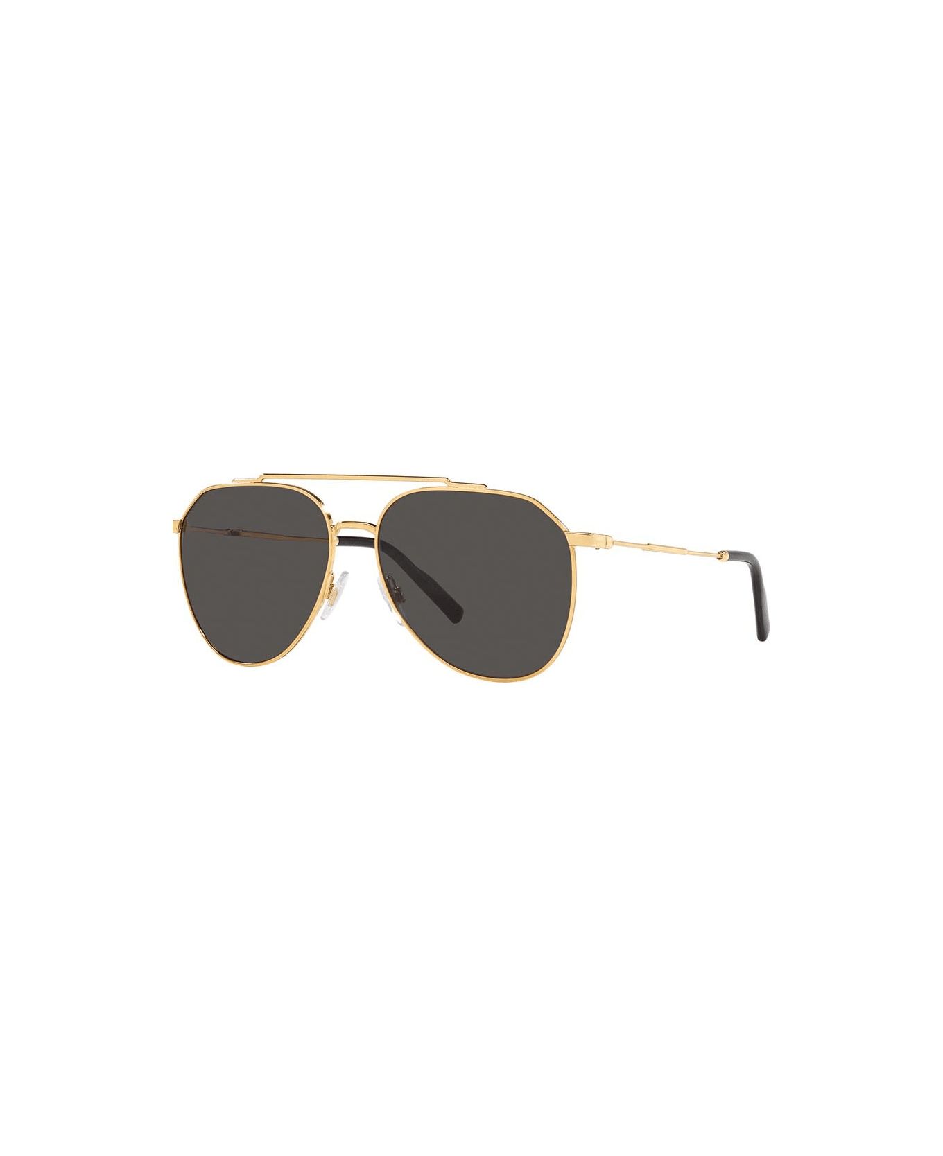 Dolce & Gabbana Eyewear angled aviator sunglasses Eyewear Eyewear - Oro/Grigio