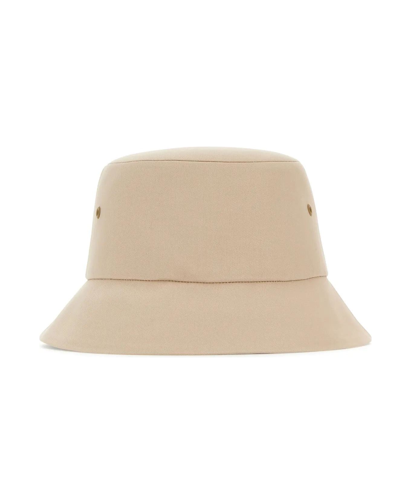 Burberry Beige Gabardine Hat - Soft Fawn 帽子