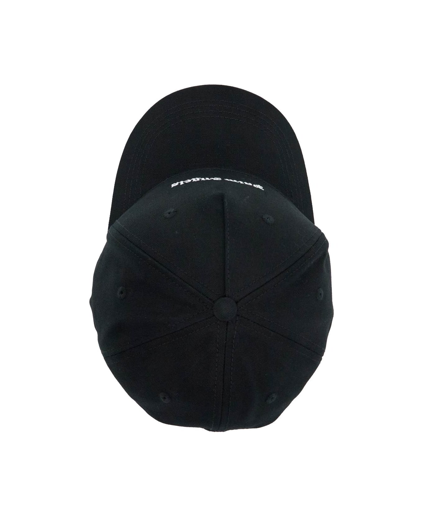 Palm Angels Classic Logo Cap - BLACK OFF WHITE