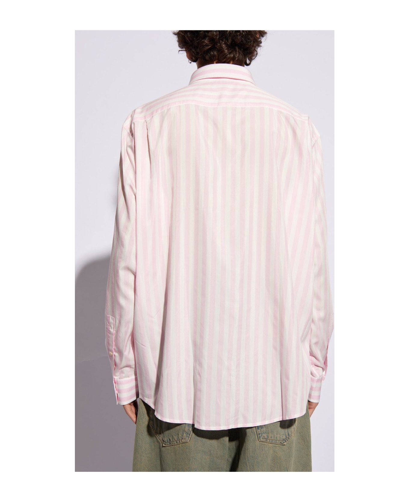 Acne Studios Striped Shirt - PINK