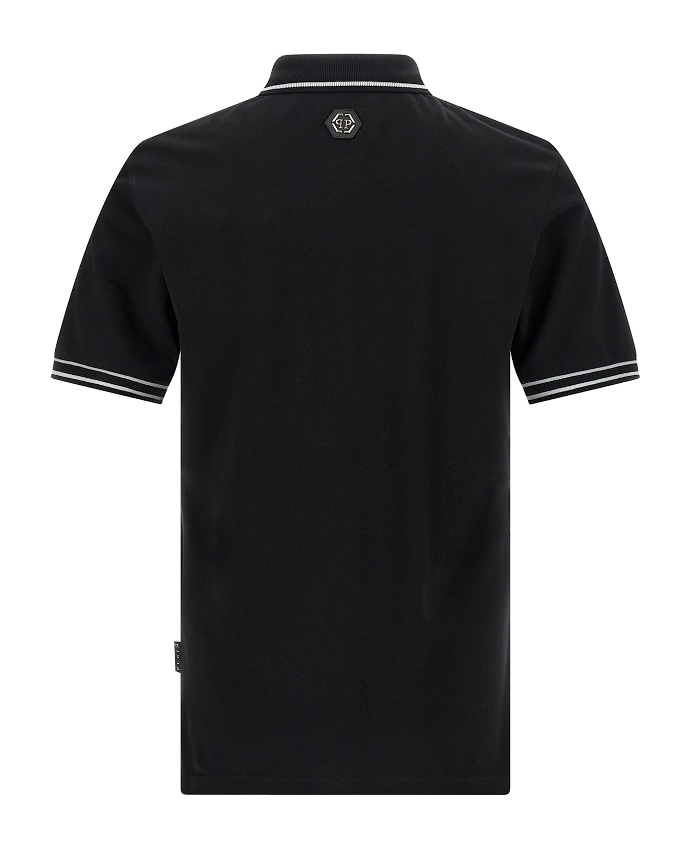Philipp Plein 'skull & Bones' Polo Shirt - Black  