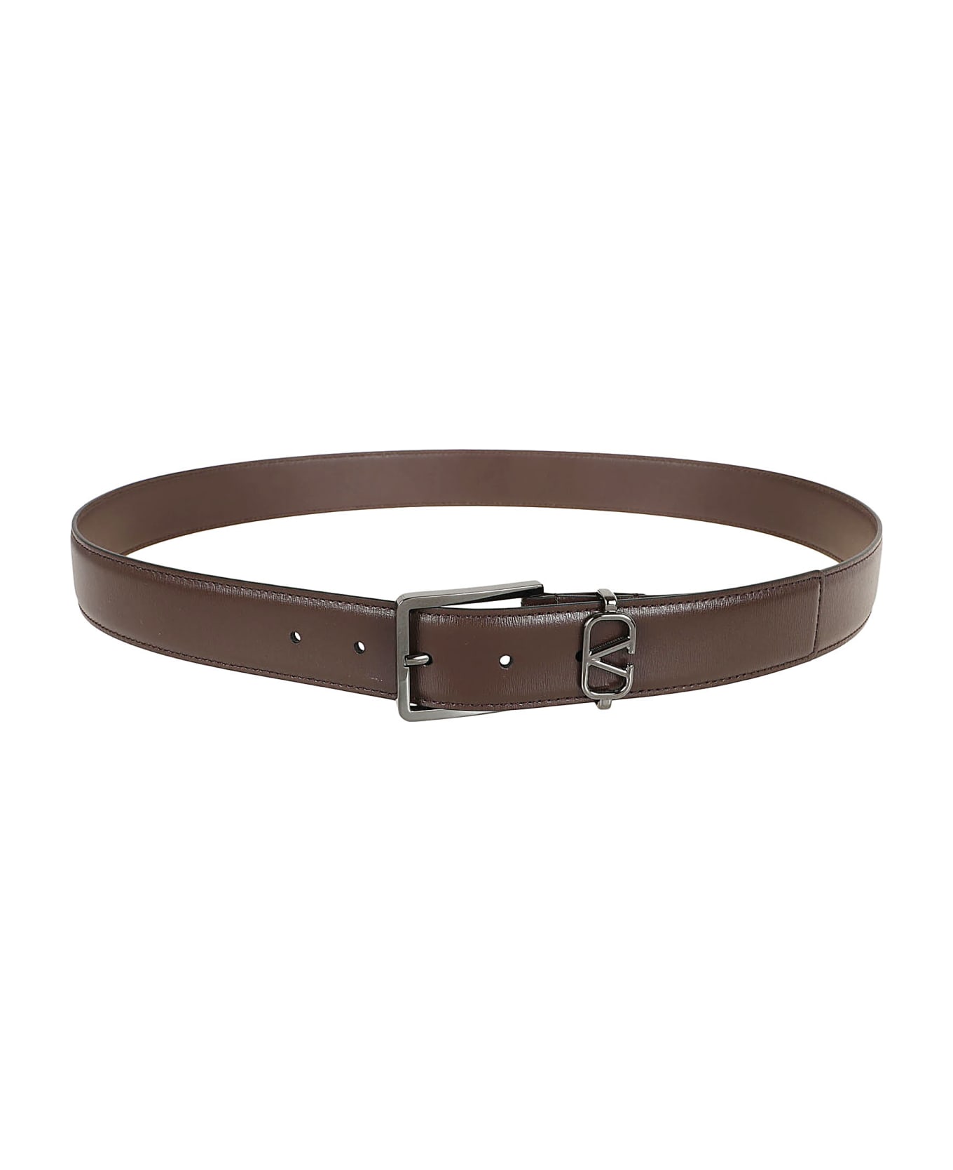 Valentino Garavani Buckle Belt H. 35 Mini Vlogo Signature - Fondant