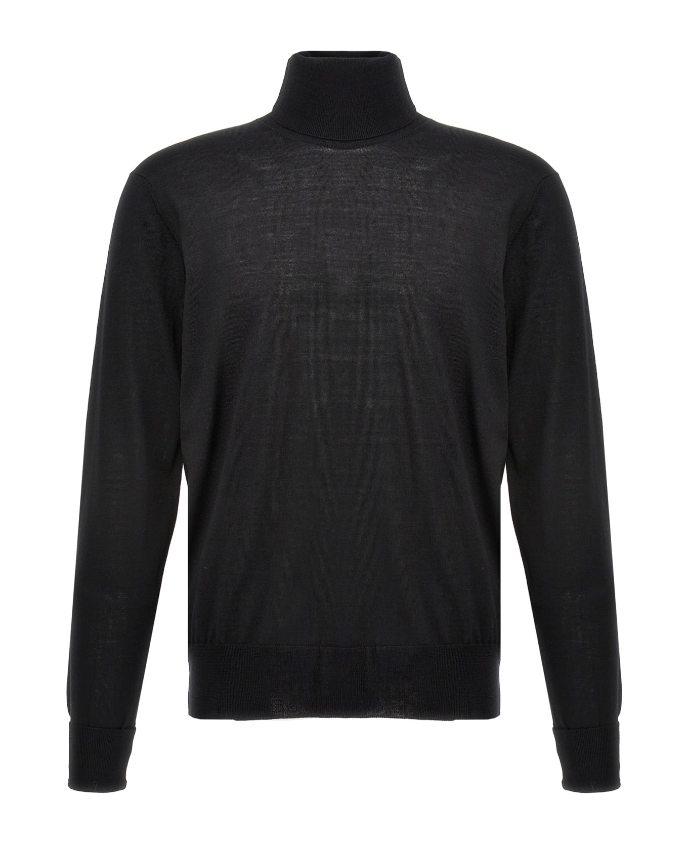 PT Torino Merino Turtleneck Sweater - Black