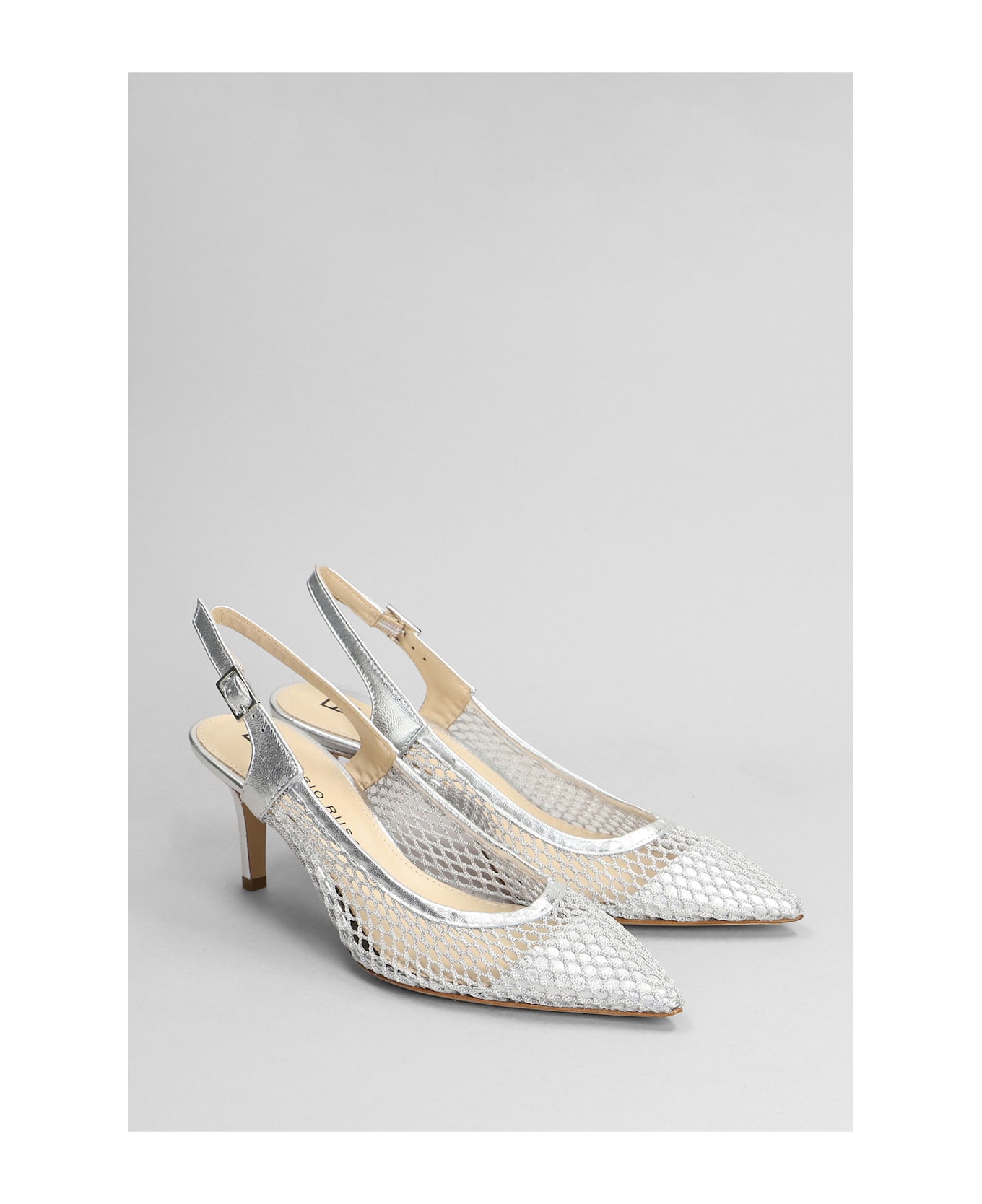 Fabio Rusconi Pumps In Silver Leather - silver