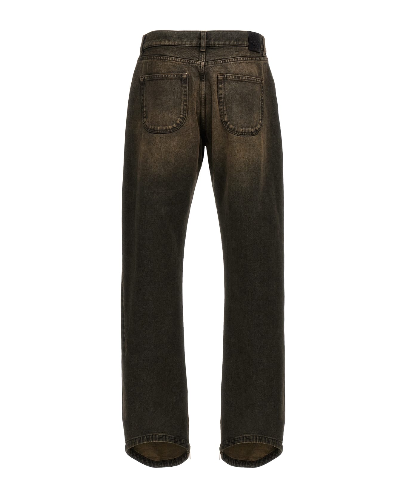 Off-White Relax Round Jeans - Gray