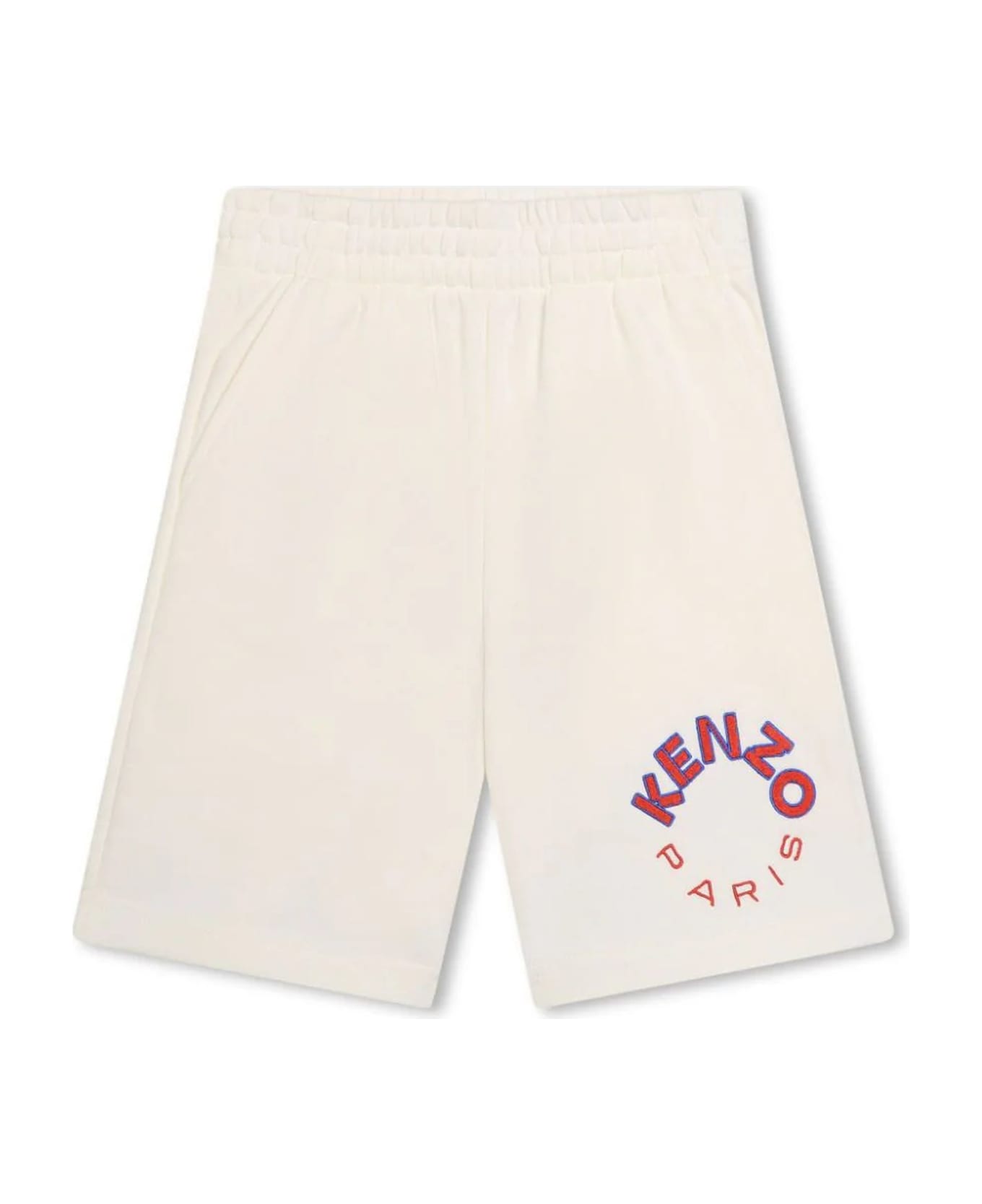 Kenzo Kids Shorts White - Avorio