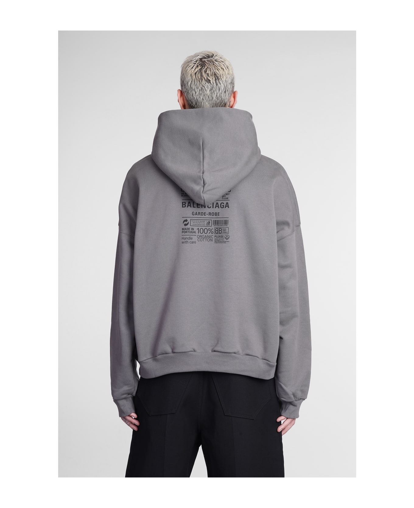 balenciaga sweatshirt mens grey