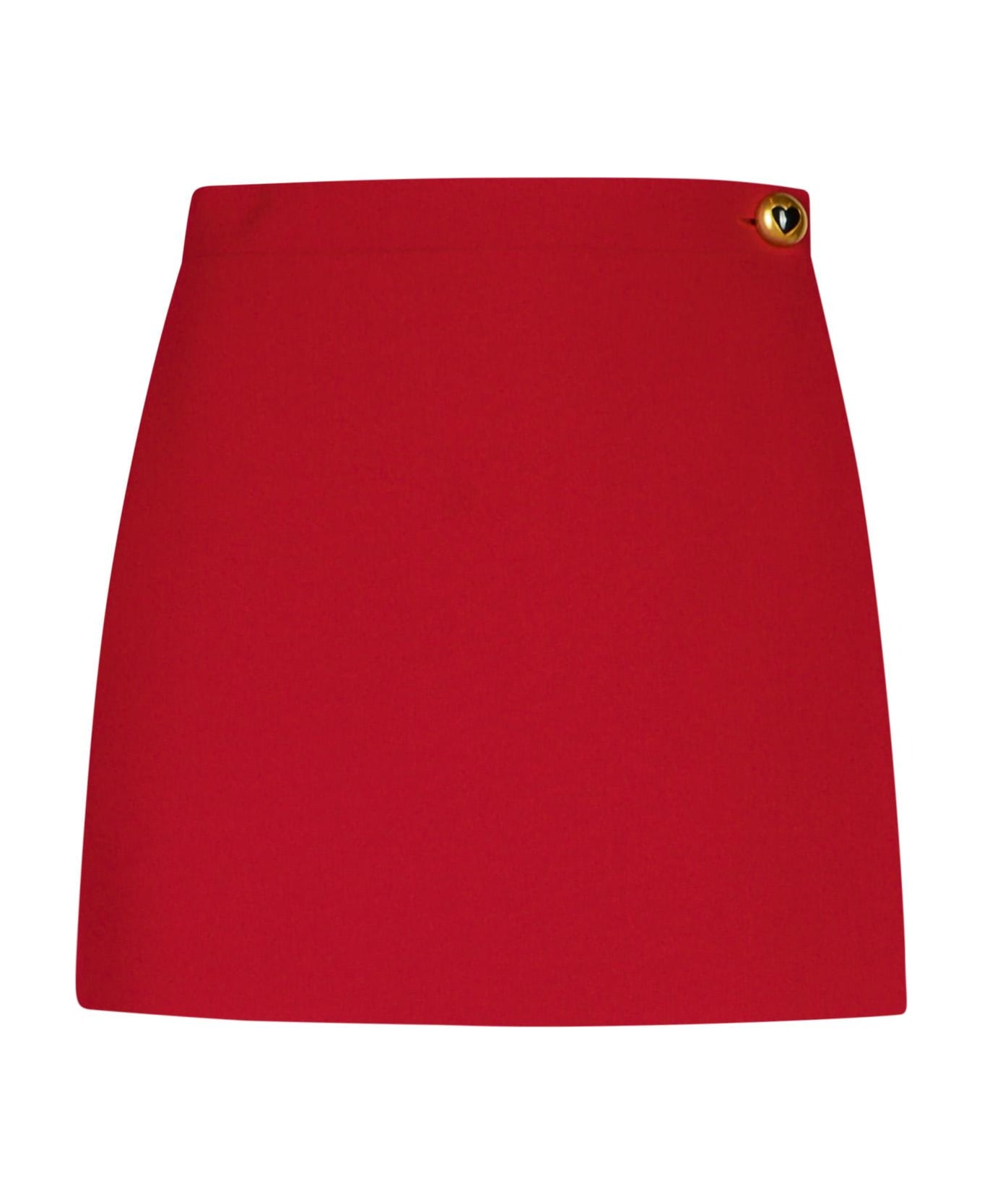 Moschino Burgundy Polyester Blend Shorts - Bordeaux