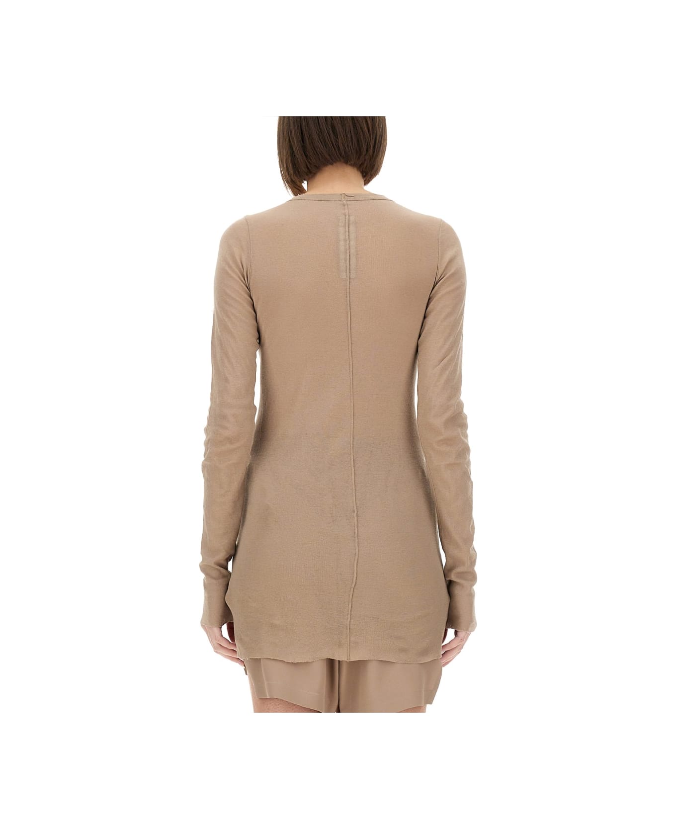 Rick Owens Slim Fit T-shirt - NUDE