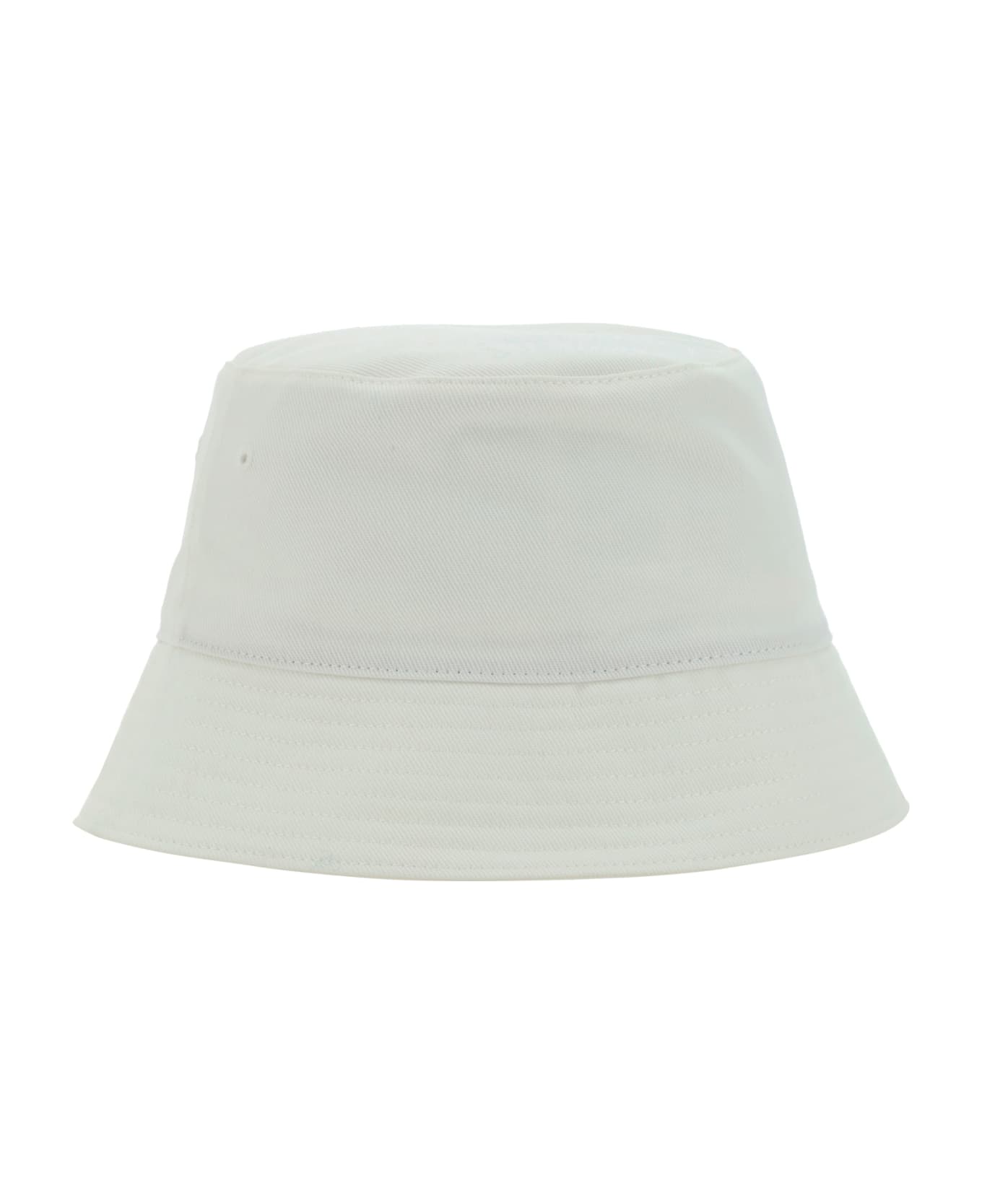 Alexander McQueen Logo Bucket Hat - White/black 帽子