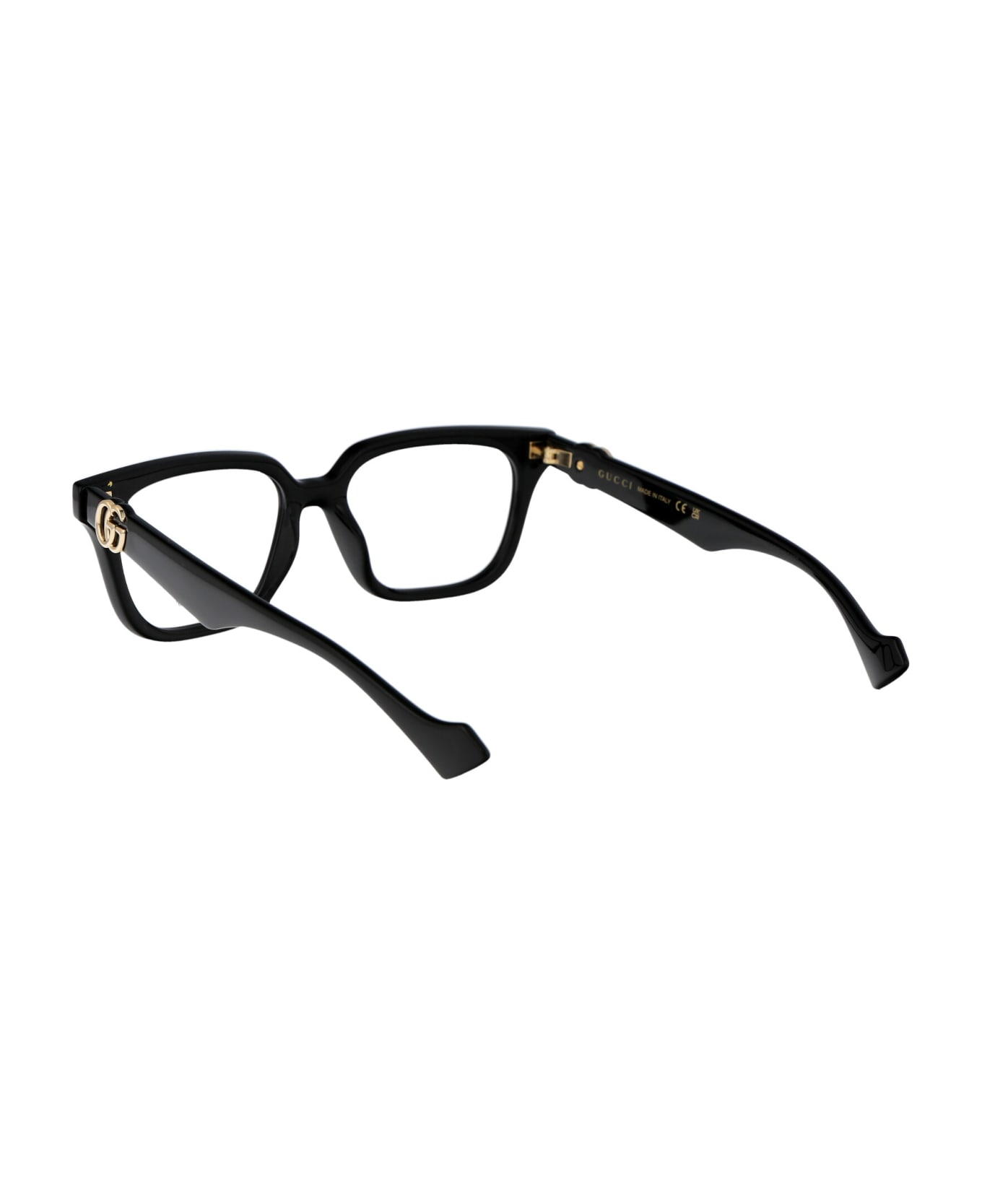 Gucci Eyewear Gg1536o Glasses - 005 BLACK BLACK TRANSPARENT