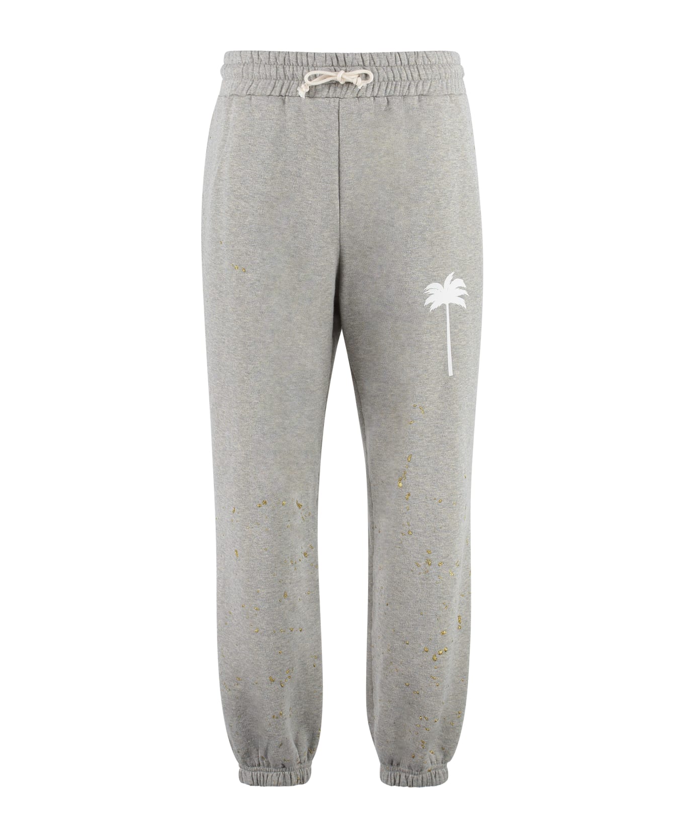 Palm Angels Printed Sweatpants - Grigio
