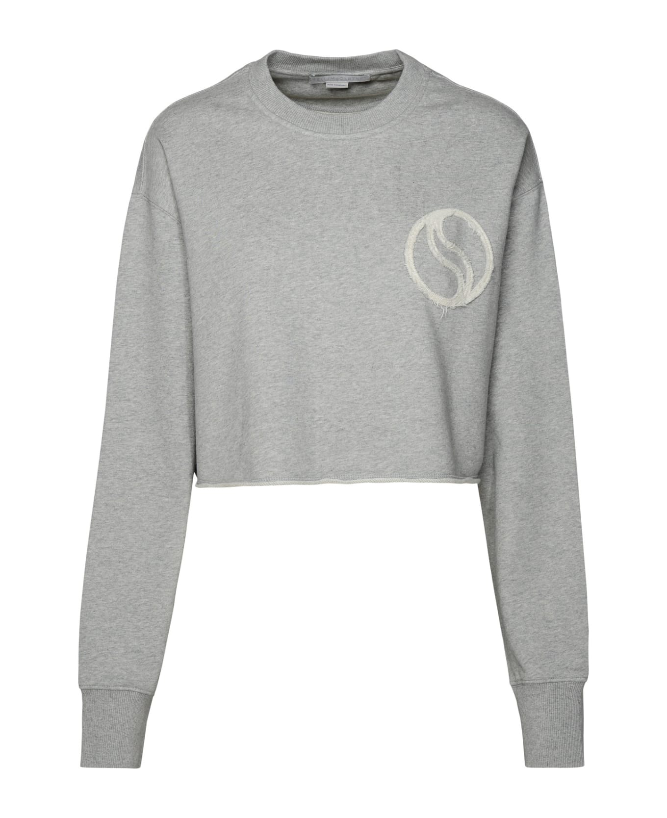 Stella McCartney 
s-wave
 Grey Organic Cotton Sweatshirt - Light Grey Melange