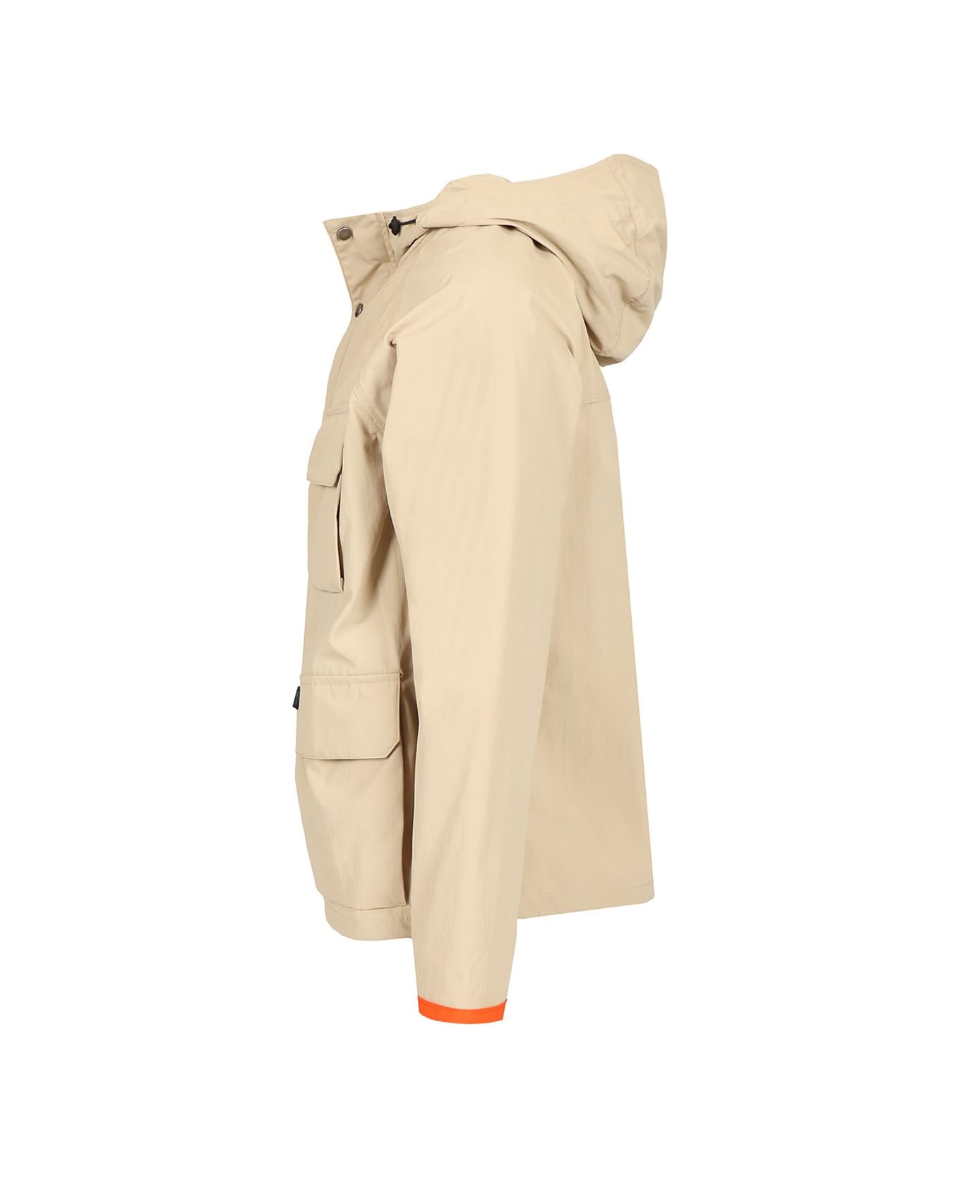 Fay Beige Nylon Windbreaker - GESSO