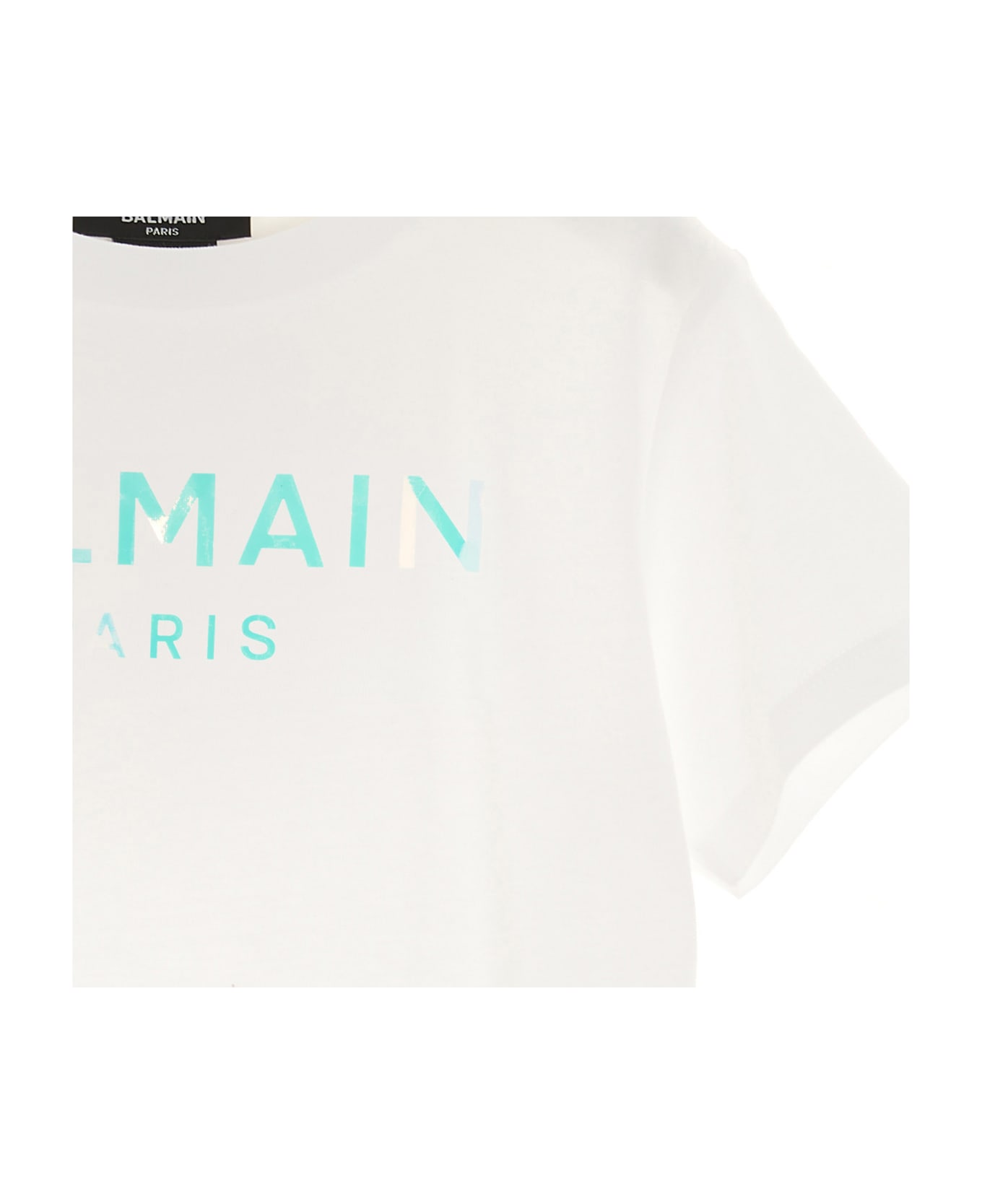 Balmain Logo T-shirt - White
