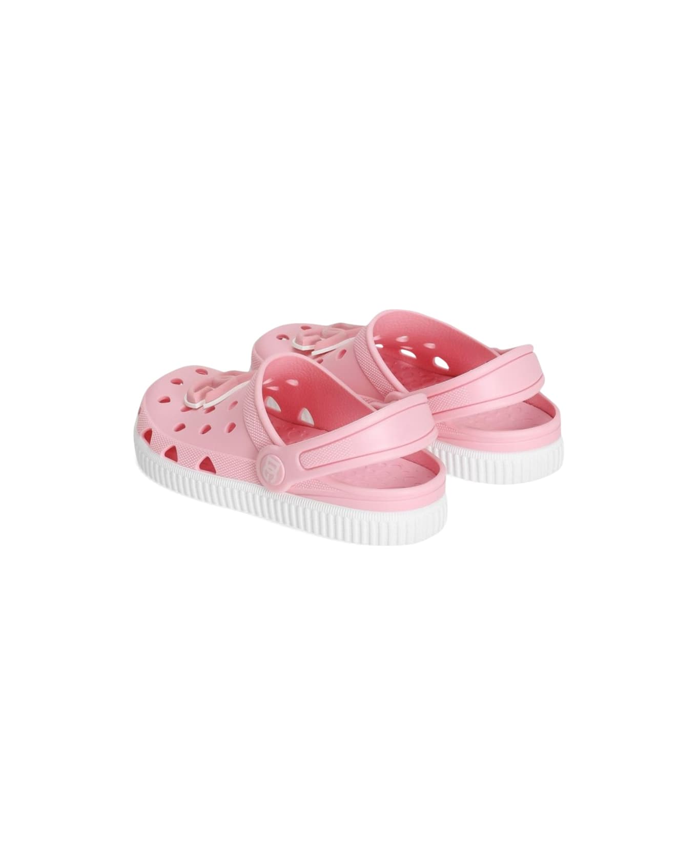 Dolce & Gabbana Sandals With Logo - PINK