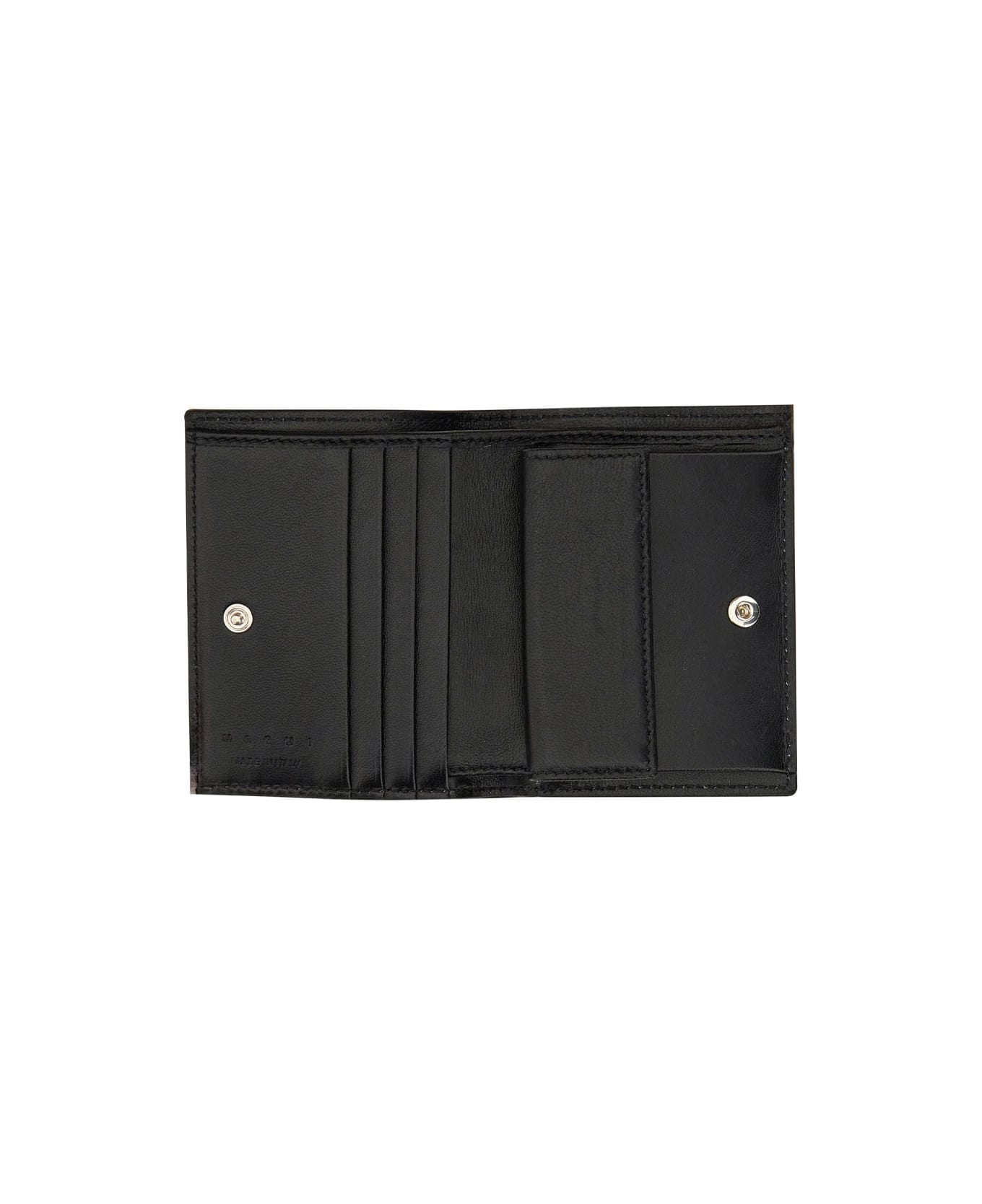 Marni Leather Wallet - BLACK