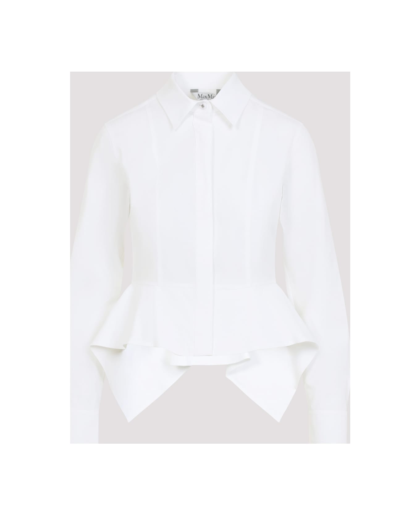Max Mara Gamma Popeline Shirt - Bianco