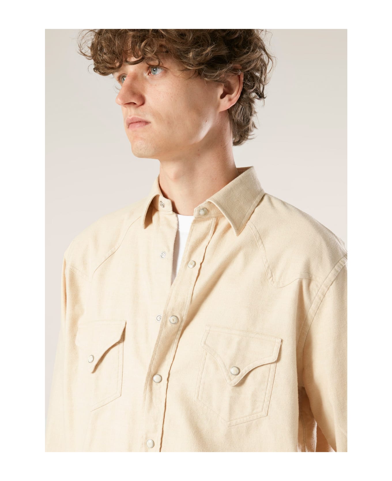 doppiaa Aariosto Cotton Wester Shirt