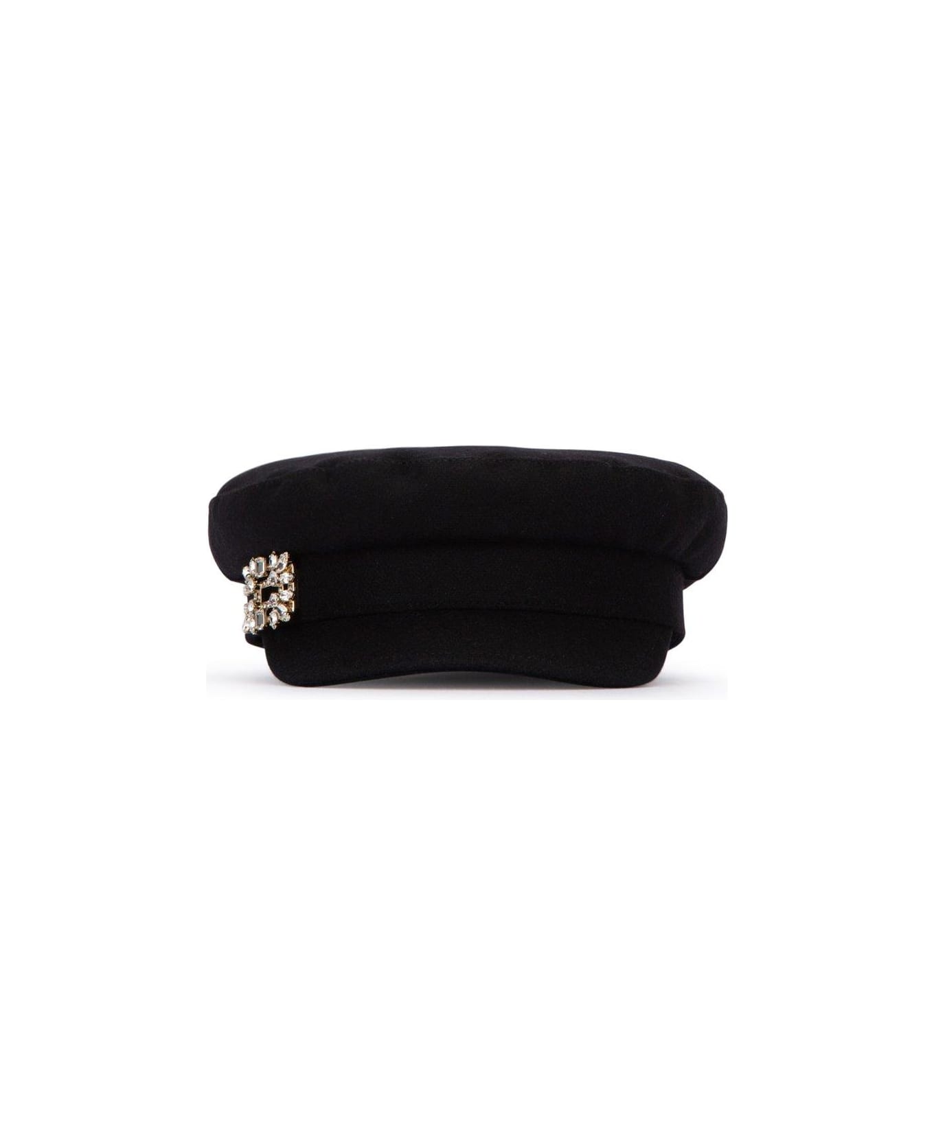 Roger Vivier Embellished Sailor Cap