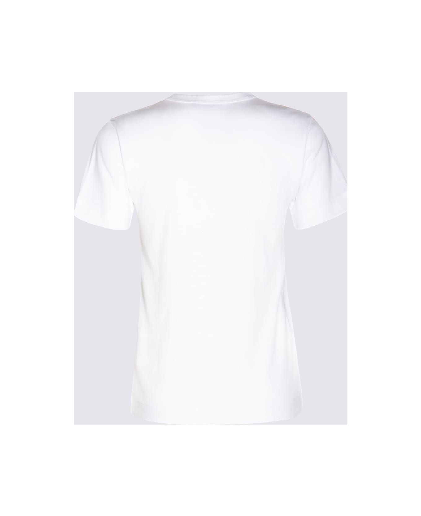 Comme des Garçons Play White Cotton T-shirt - White