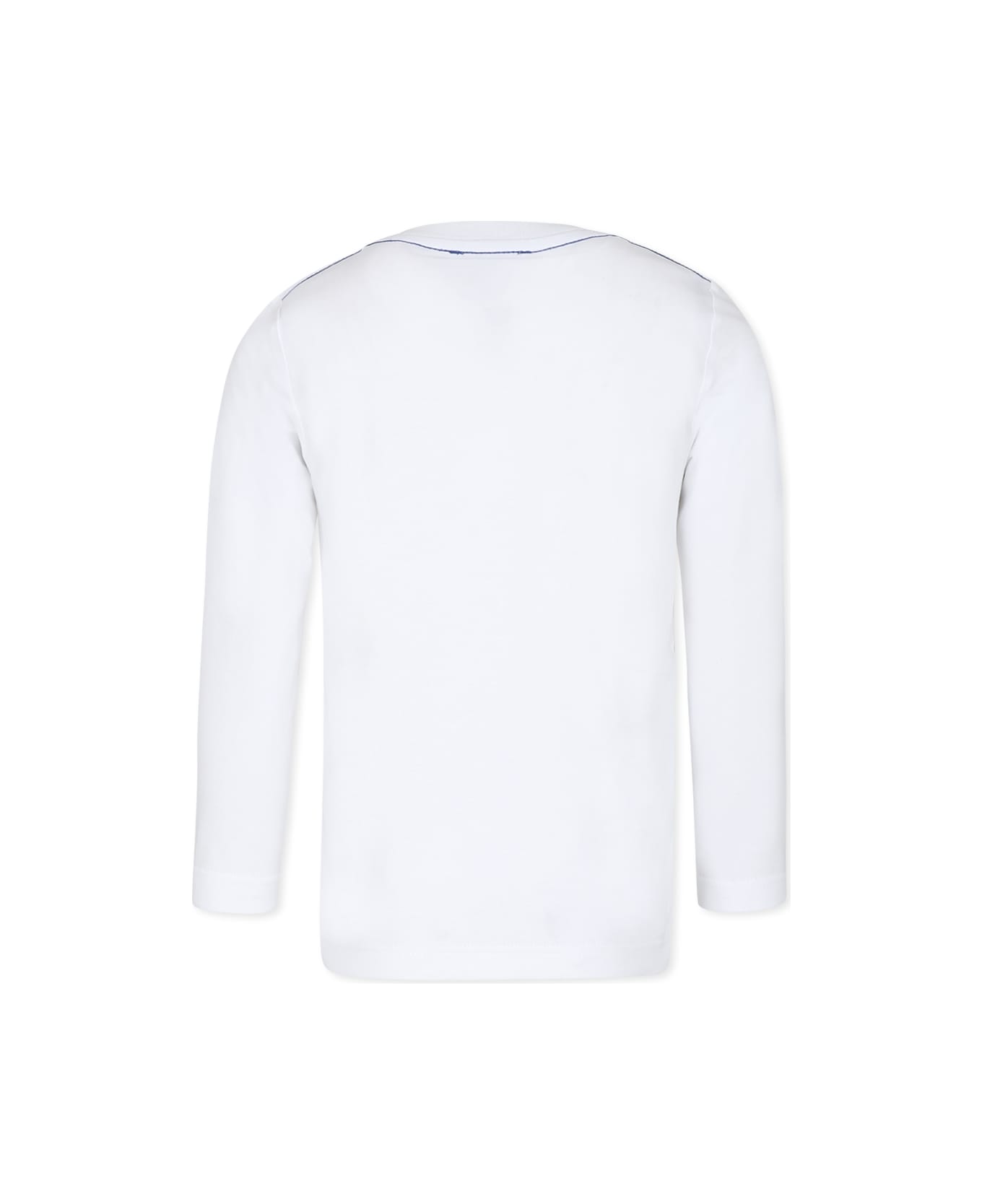 Marc Jacobs White T-shirt For Boy With Logo - White
