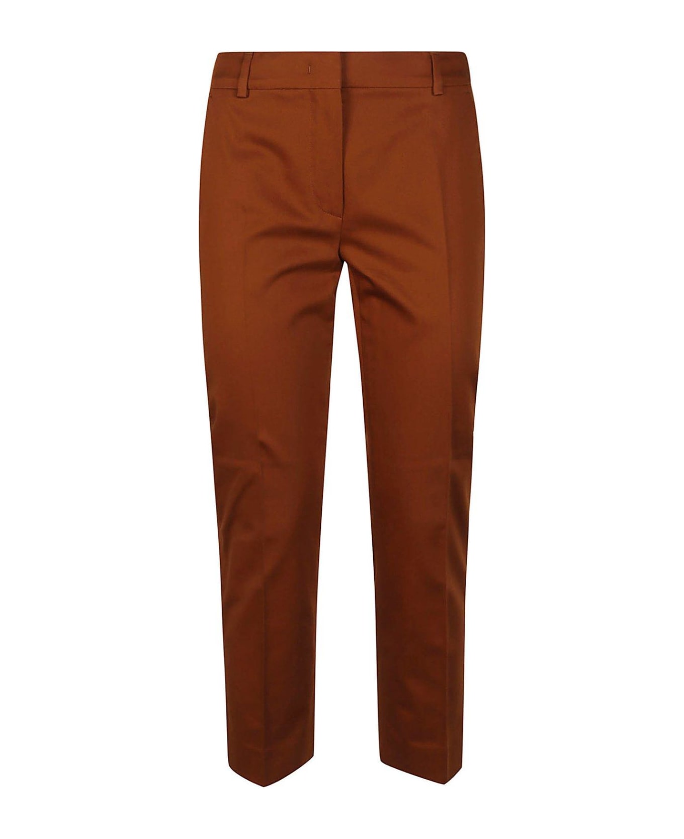 Max Mara Tapered Cropped Trousers - Cuoio Scuro