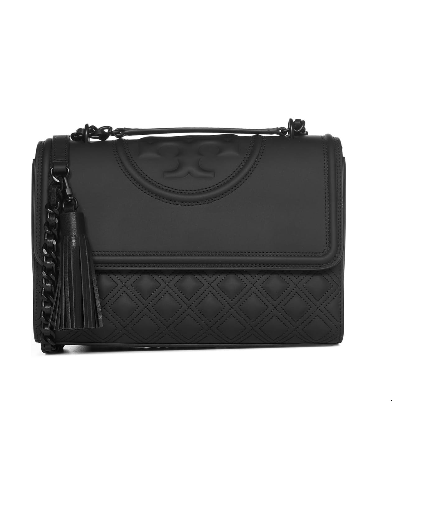 Tory Burch 'fleming Convertible' Shoulder Bag - Black