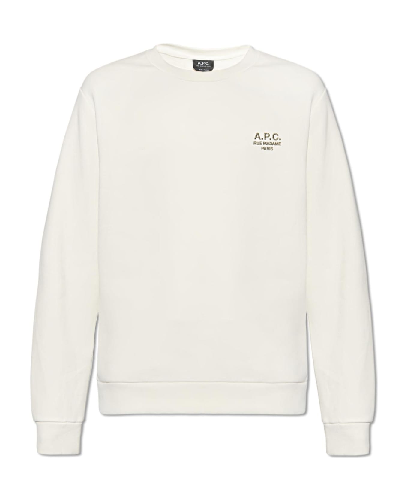 A.P.C. 'rider' Sweatshirt - White フリース