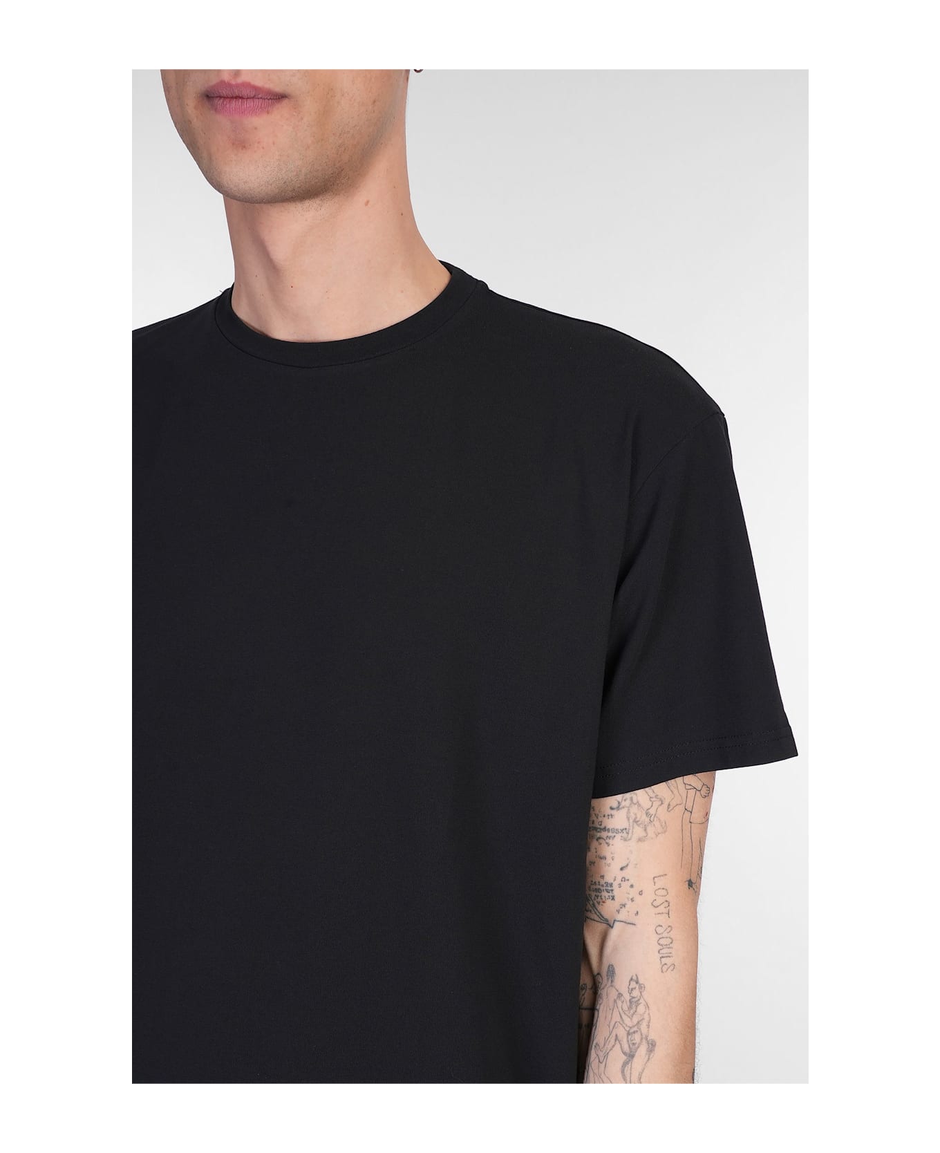 Low Brand B150 T-shirt In Black Cotton - black
