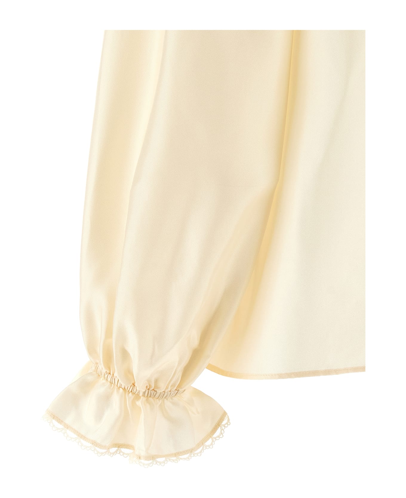 Zimmermann 
lace Billow
 Blouse - Beige