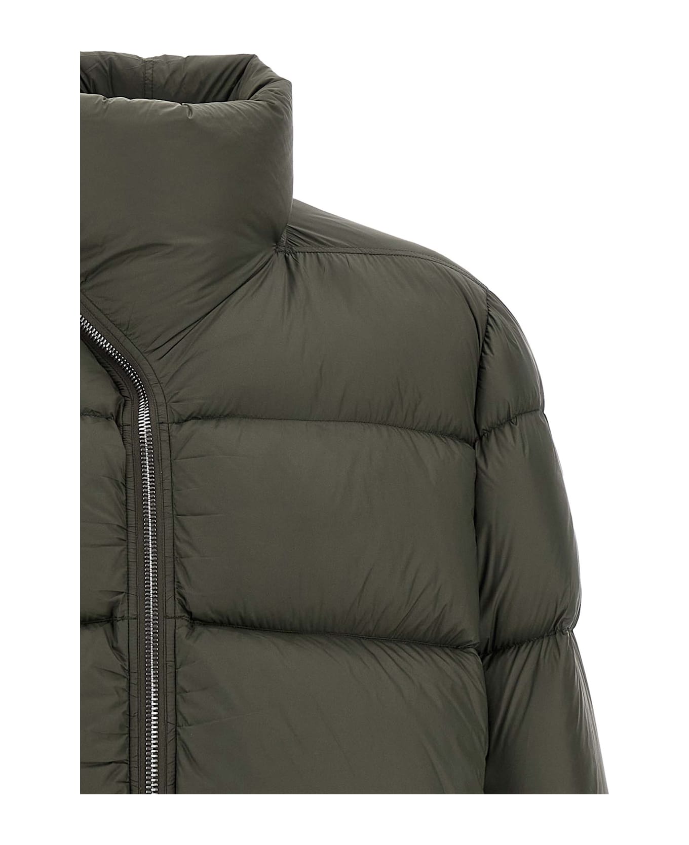Rick Owens 'turtle' Down Jacket - Gray
