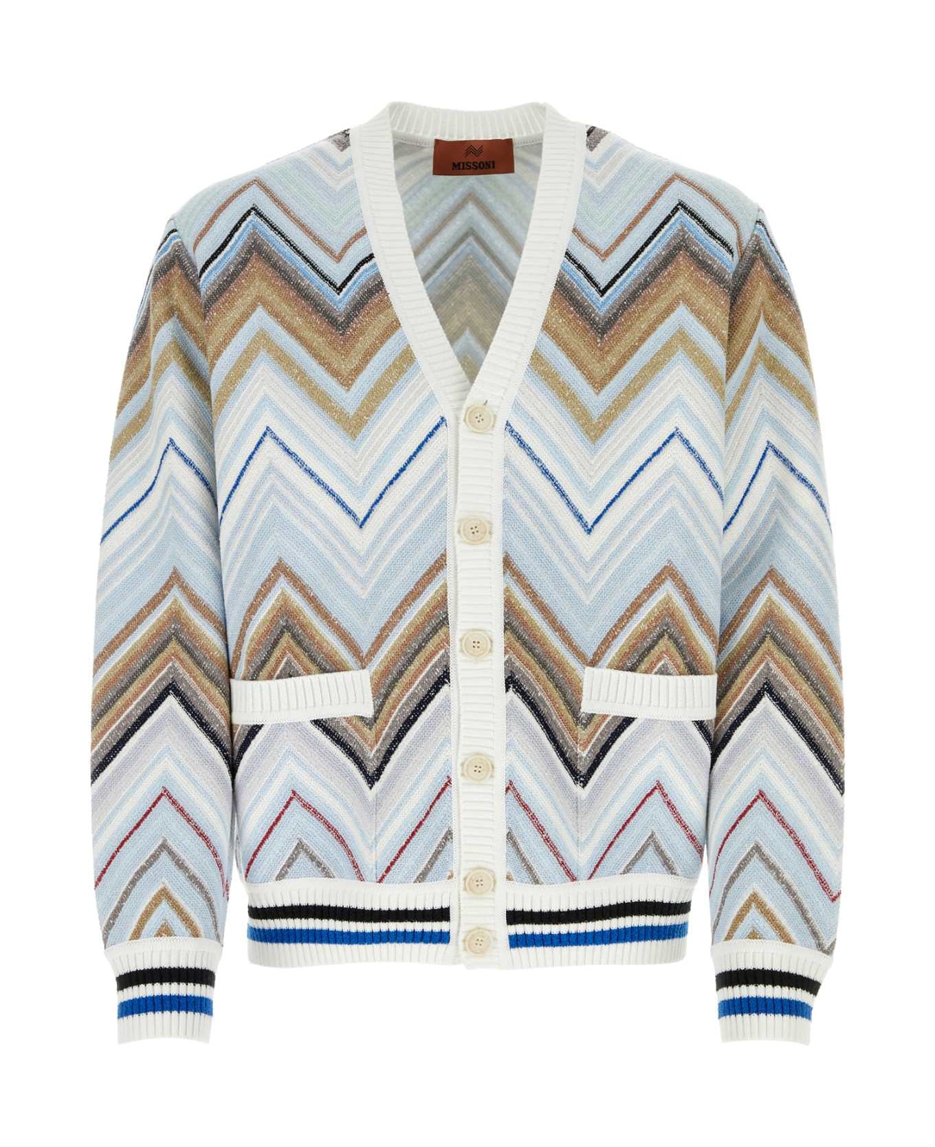 Missoni Embroidered Cotton Blend Cardigan - S0180