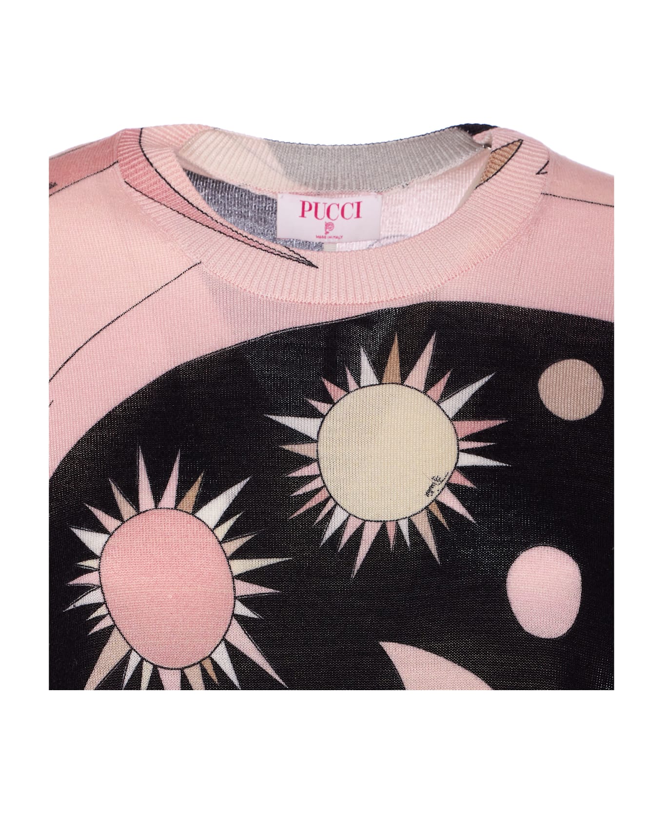 Pucci Star Print T-shirt - Red