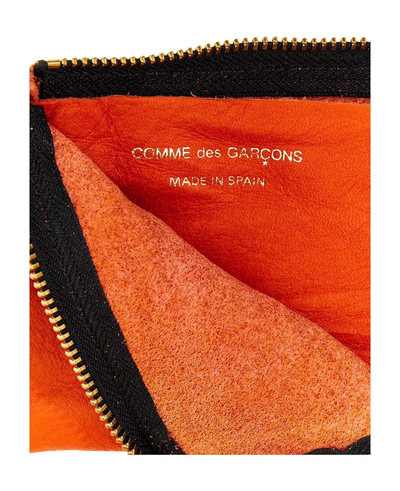 Comme des Garçons Wallet 'washed' Wallet - Orange