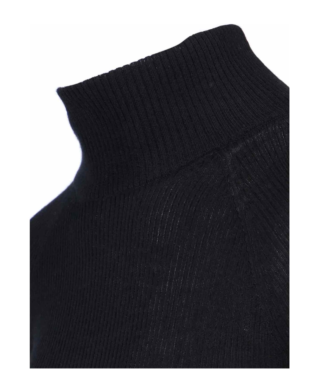 Sa Su Phi High Neck Sweater - Black  