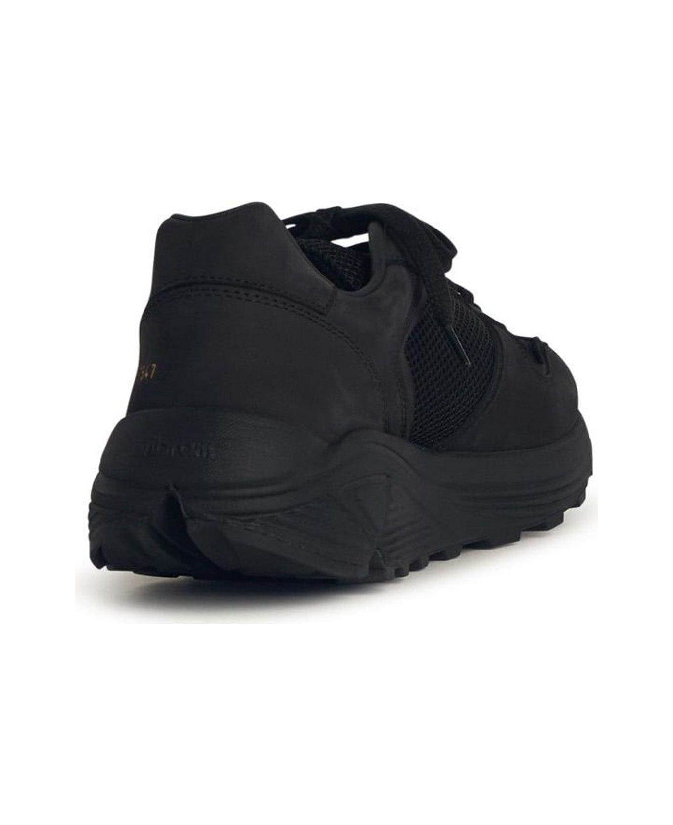 Common Projects Mesh Panelled Lace-up Sneakers - BLACK スニーカー