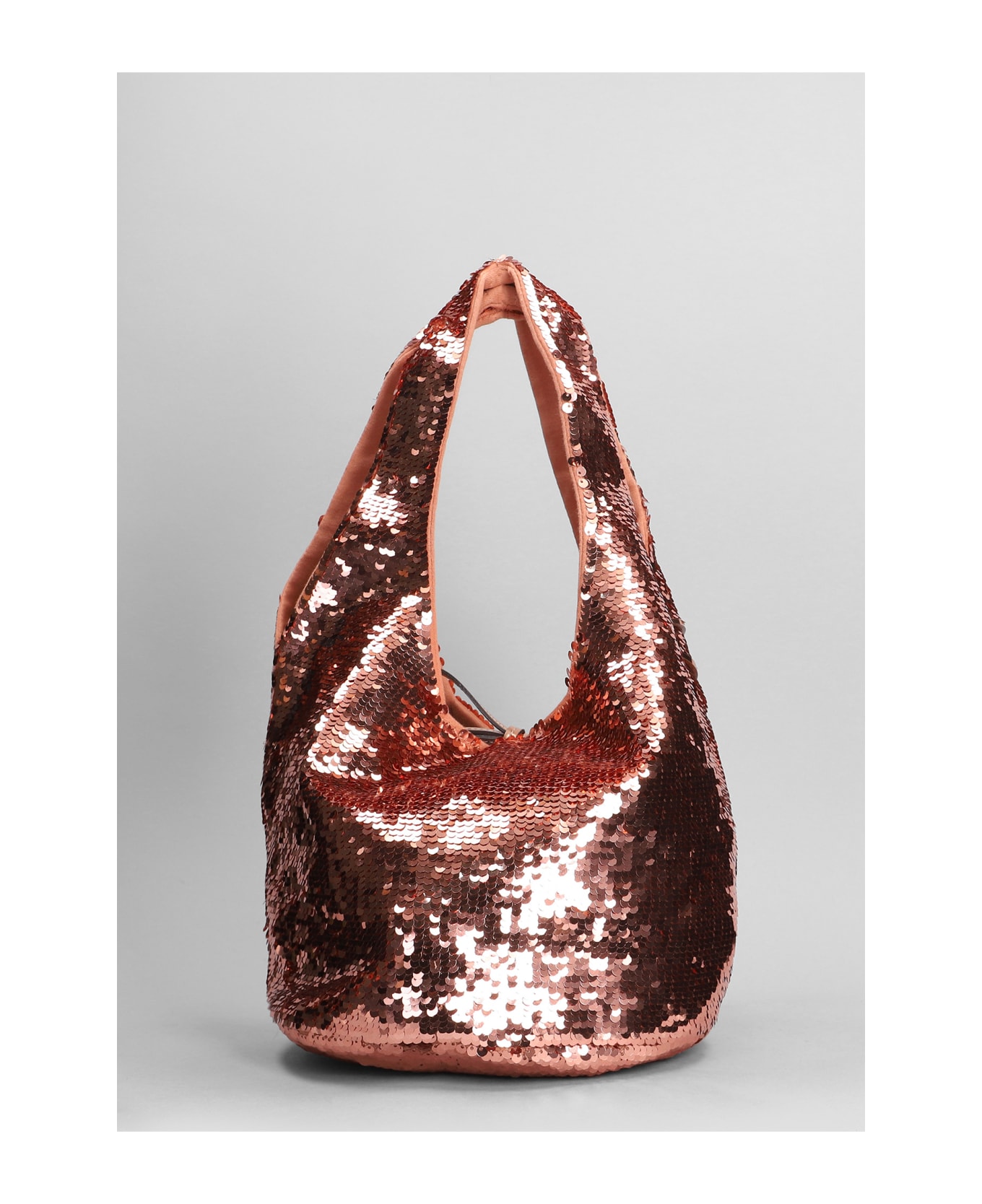 J.W. Anderson Sequin Hand Bag In Copper Pvc - copper