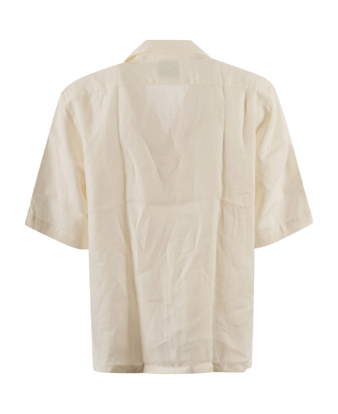 PT01 Patched Pocket Plain Formal Shirt - C